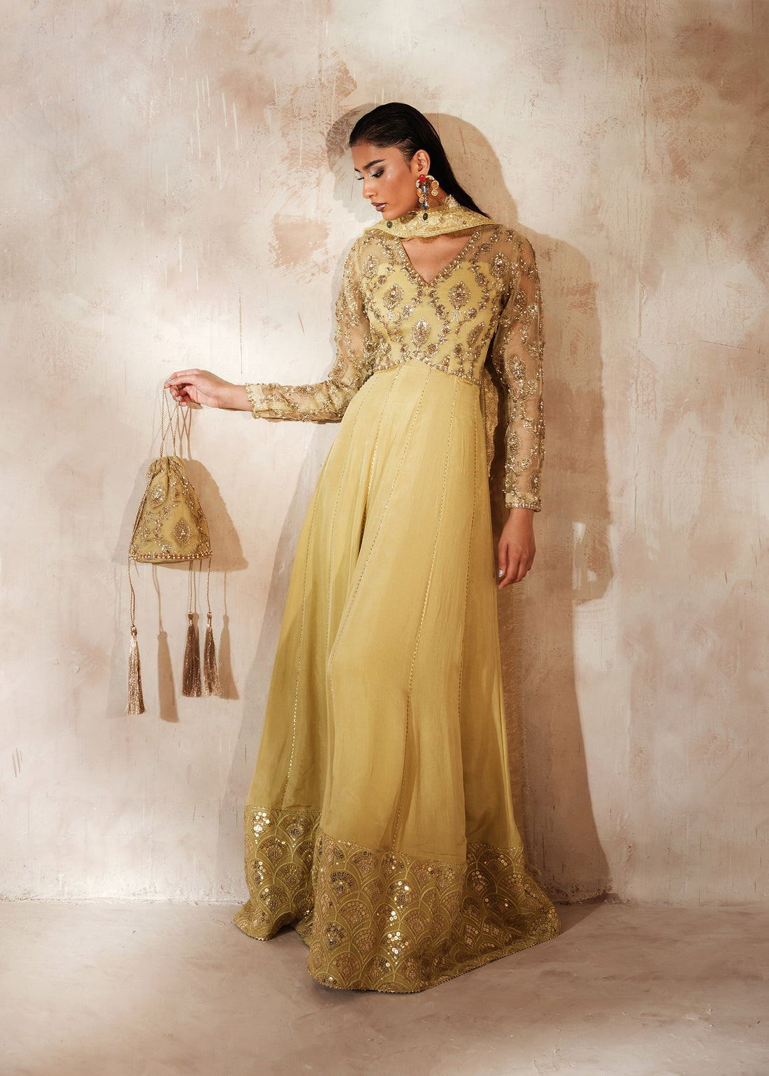 Mahum Asad | Soiree Formals | Zesty by Mahum Asad - Designer Dress - Type: Ladies Clothes - Available at Sana Yasir - 100% Original