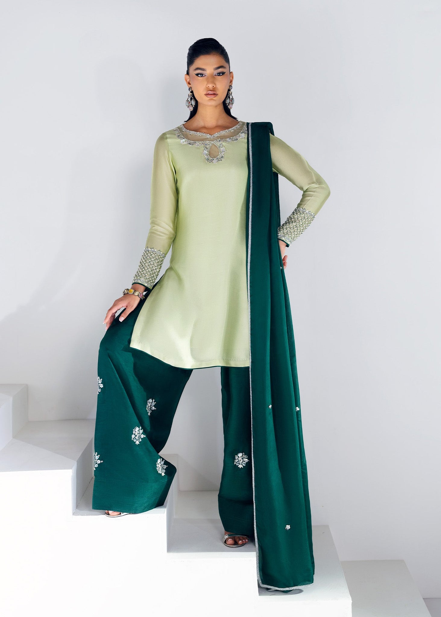 Mahum Asad | The Remix Edit | Salsa by Mahum Asad - Designer Dress - Type: Ladies Clothes - Available at Sana Yasir - 100% Original