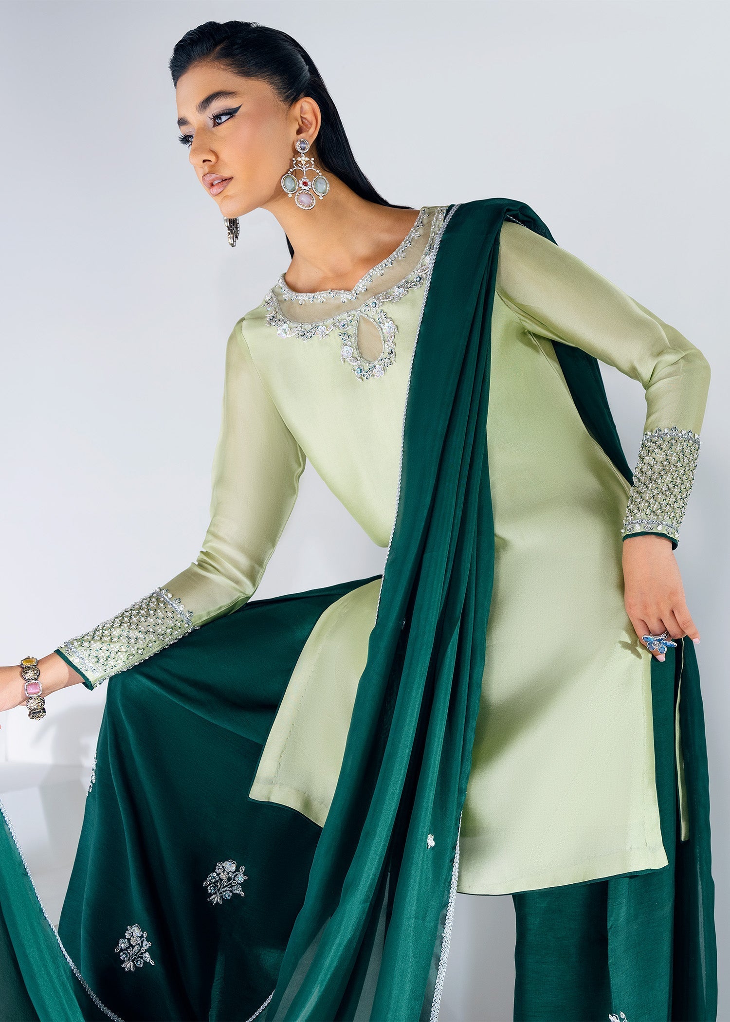 Mahum Asad | The Remix Edit | Salsa by Mahum Asad - Designer Dress - Type: Ladies Clothes - Available at Sana Yasir - 100% Original