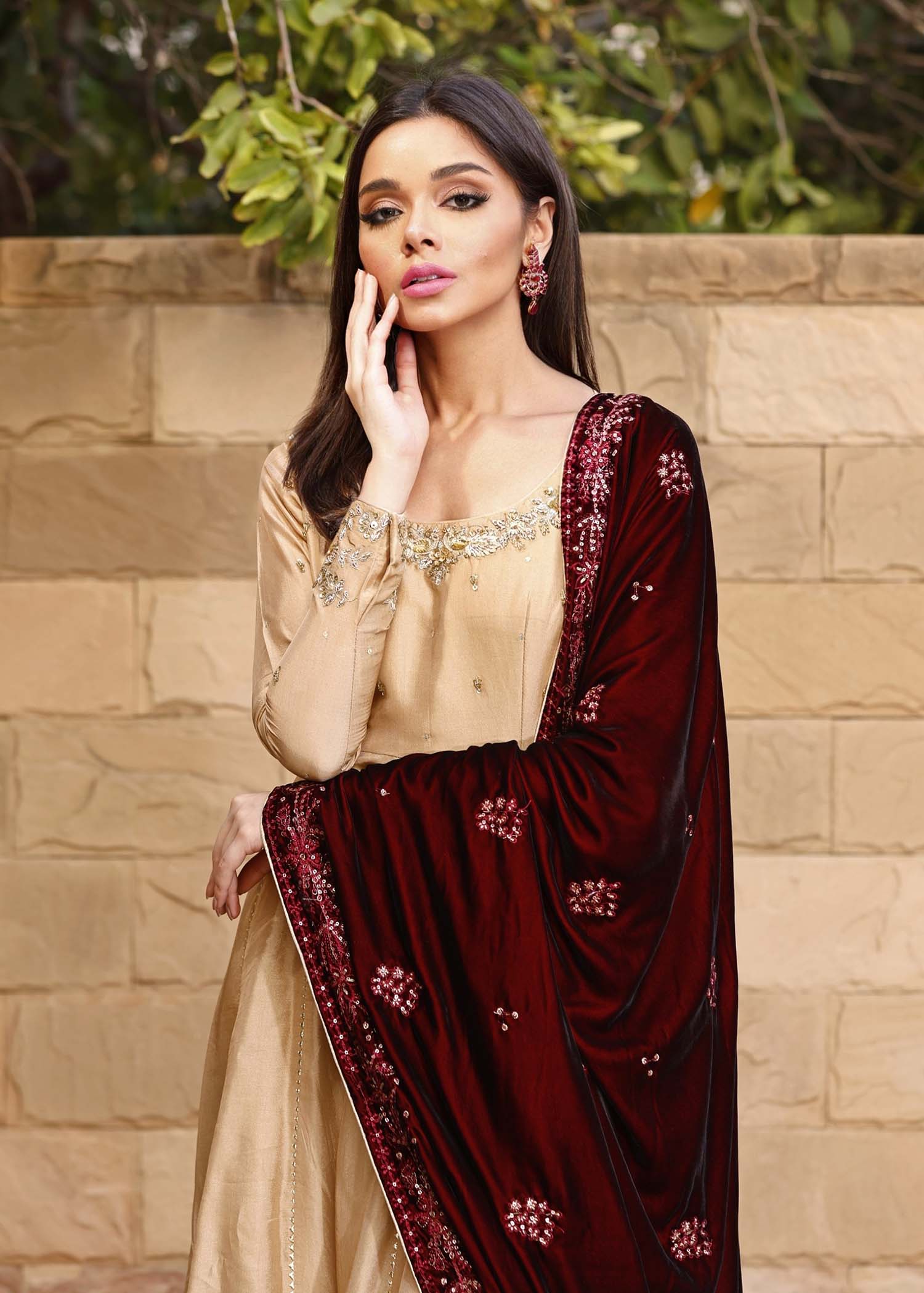 Mahum Asad | Winter Edit | REEM by Mahum Asad - Designer Dress - Type: Ladies Clothes - Available at Sana Yasir - 100% Original