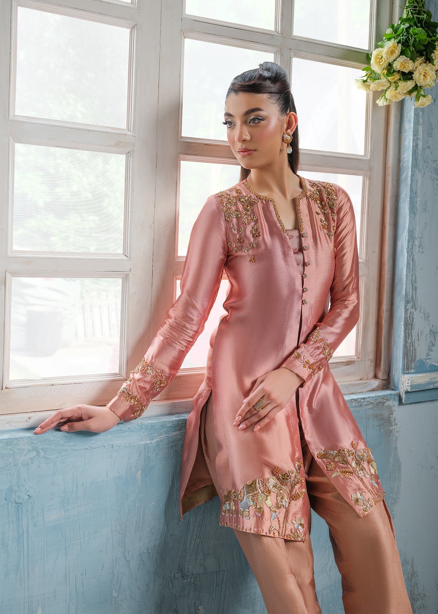 Mahum Asad | Reign Luxury Pret | Elka by Mahum Asad - Designer Dress - Type: Ladies Clothes - Available at Sana Yasir - 100% Original