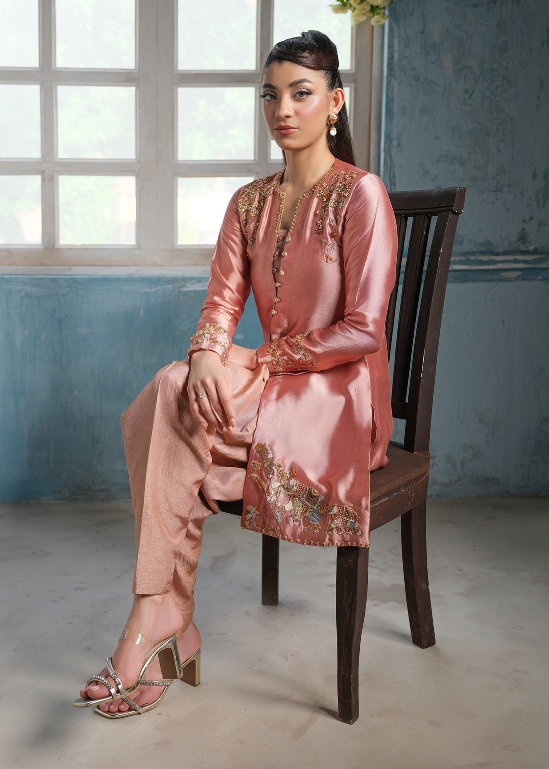 Mahum Asad | Reign Luxury Pret | Elka by Mahum Asad - Designer Dress - Type: Ladies Clothes - Available at Sana Yasir - 100% Original