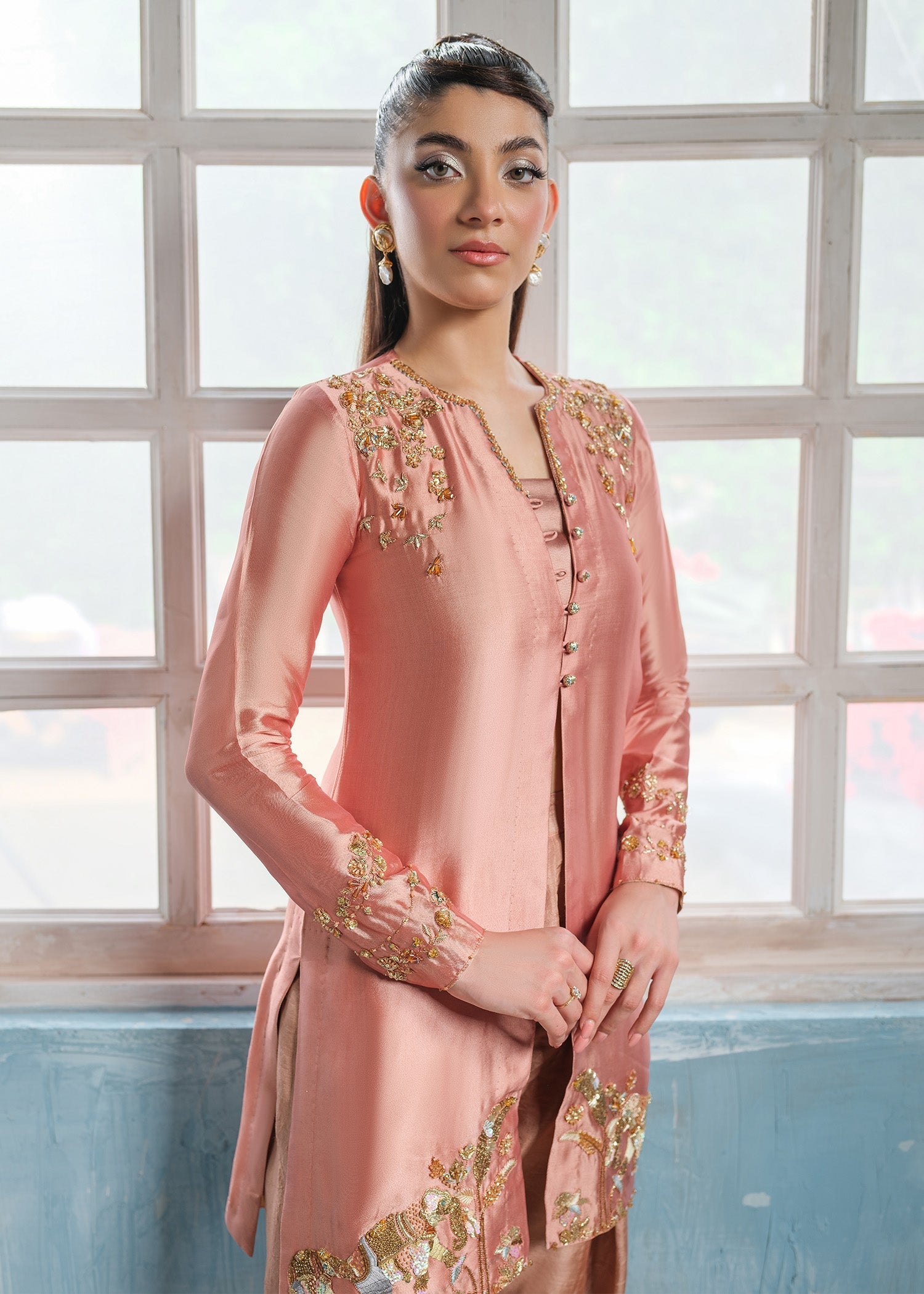 Mahum Asad | Reign Luxury Pret | Elka by Mahum Asad - Designer Dress - Type: Ladies Clothes - Available at Sana Yasir - 100% Original