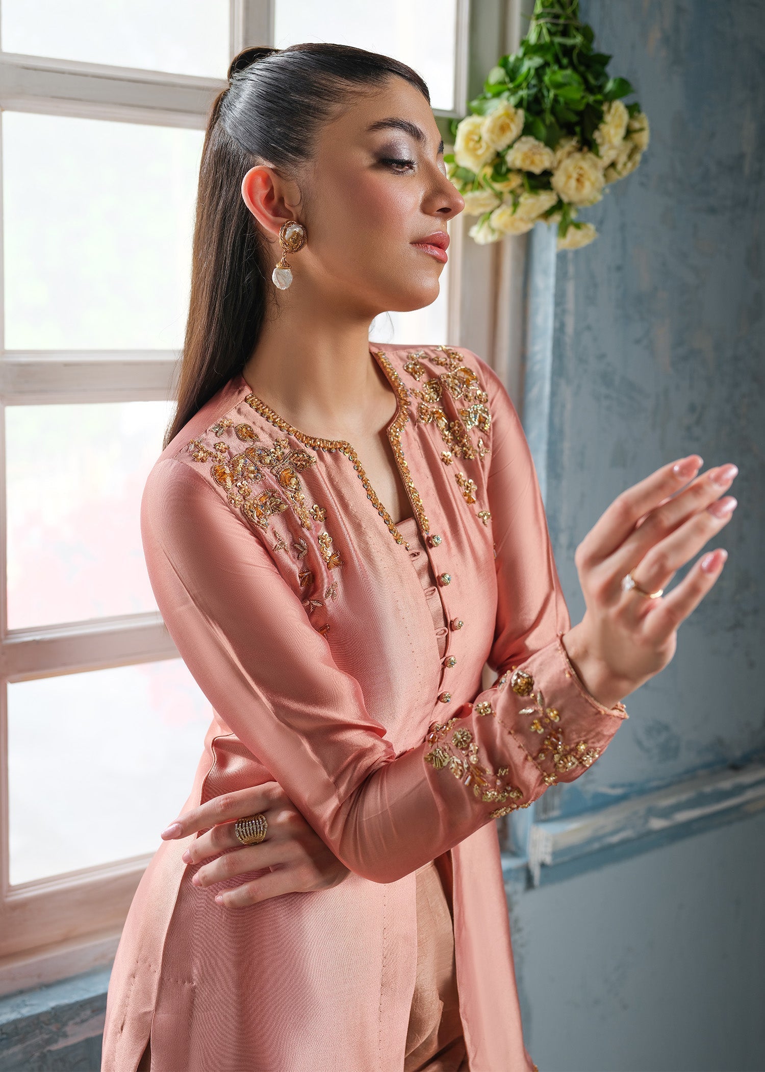 Mahum Asad | Reign Luxury Pret | Elka by Mahum Asad - Designer Dress - Type: Ladies Clothes - Available at Sana Yasir - 100% Original