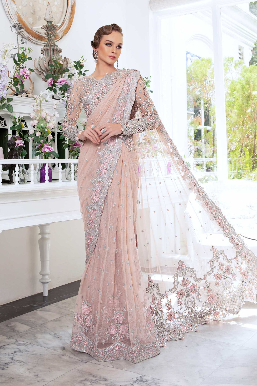 Maria B | Bridal Couture | Dahlia by Maria B - Designer Dress - Type: Ladies Clothes - Available at Sana Yasir - 100% Original