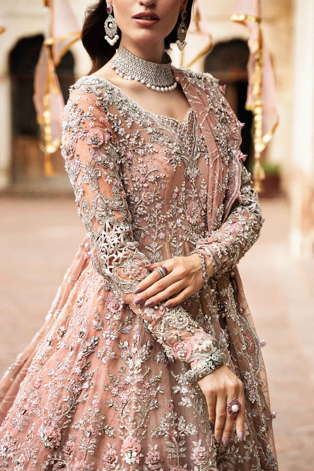 Maria B | Bridal Couture | Diyora by Maria B - Designer Dress - Type: Ladies Clothes - Available at Sana Yasir - 100% Original