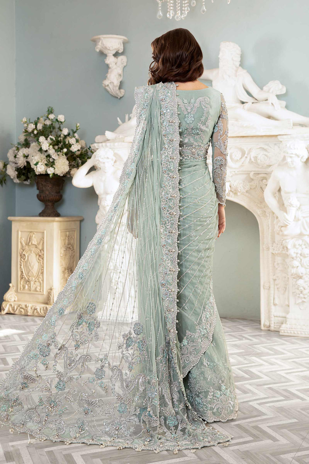 Maria B | Bridal Couture | Helene by Maria B - Designer Dress - Type: Ladies Clothes - Available at Sana Yasir - 100% Original