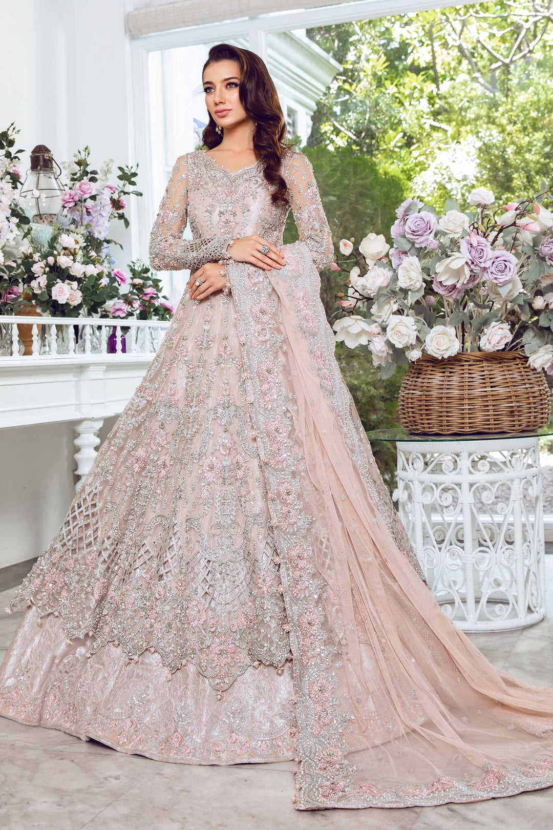 Maria B | Bridal Couture | Nyra by Maria B - Designer Dress - Type: Ladies Clothes - Available at Sana Yasir - 100% Original