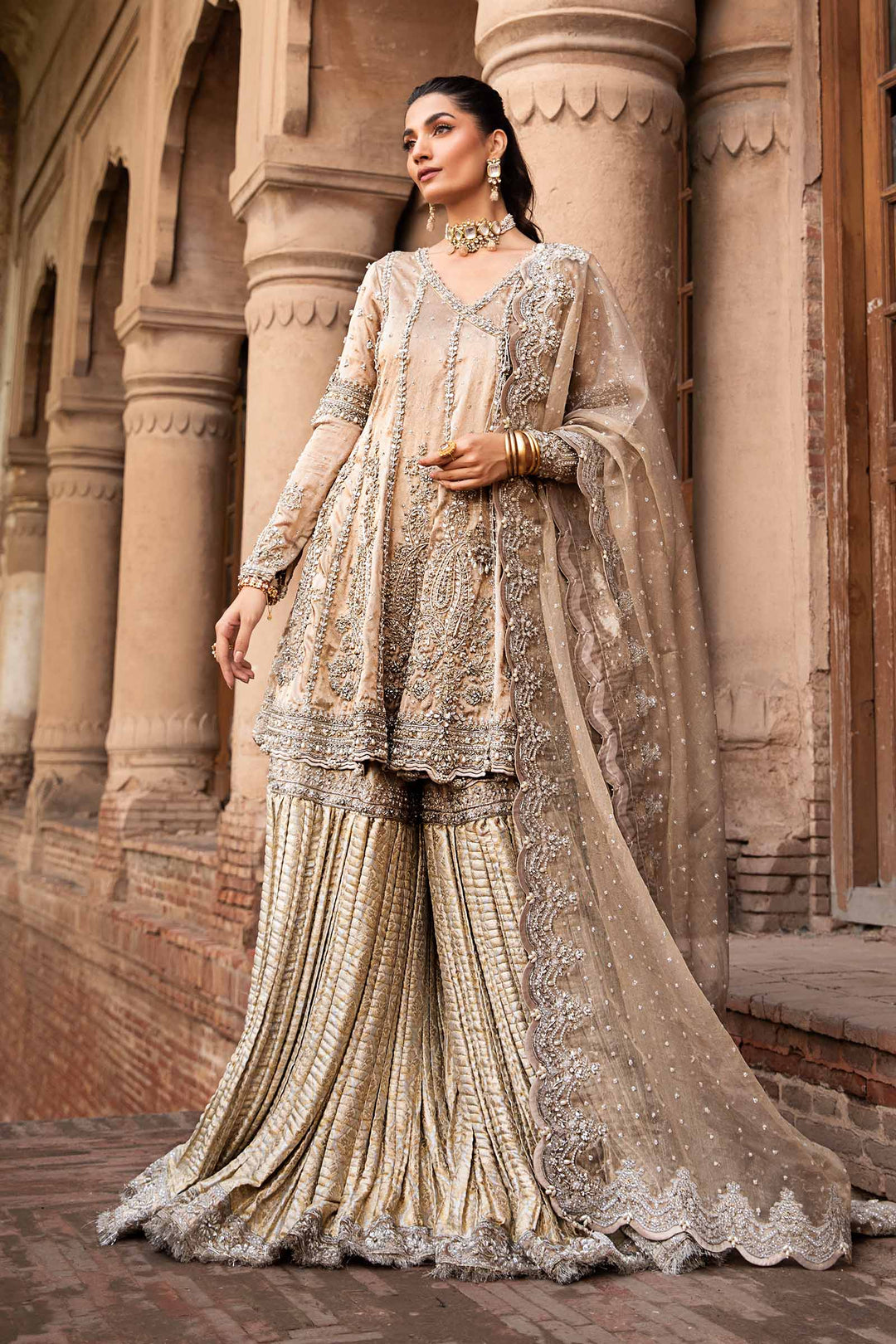 Maria B | Bridal Couture | Oriana by Maria B - Designer Dress - Type: Ladies Clothes - Available at Sana Yasir - 100% Original