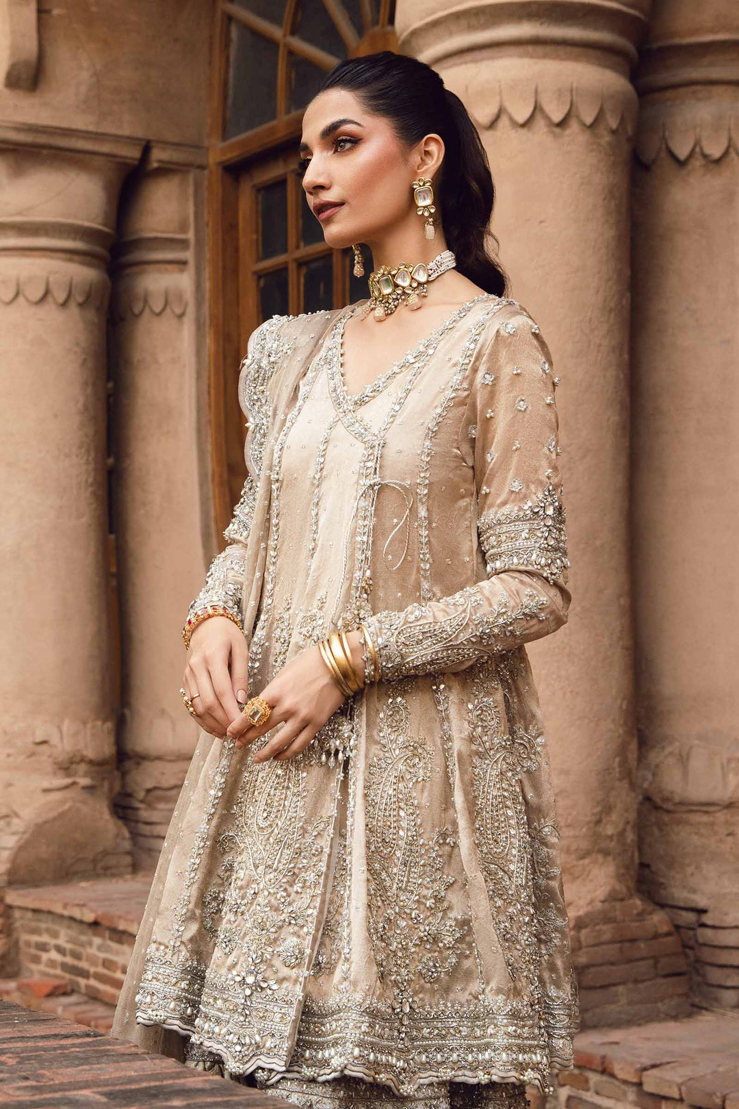 Maria B | Bridal Couture | Oriana by Maria B - Designer Dress - Type: Ladies Clothes - Available at Sana Yasir - 100% Original