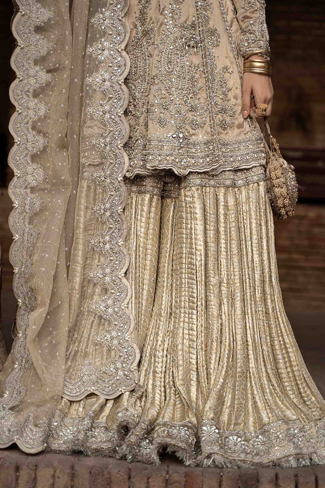 Maria B | Bridal Couture | Oriana by Maria B - Designer Dress - Type: Ladies Clothes - Available at Sana Yasir - 100% Original
