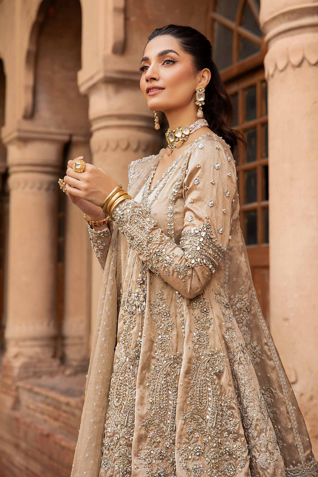 Maria B | Bridal Couture | Oriana by Maria B - Designer Dress - Type: Ladies Clothes - Available at Sana Yasir - 100% Original