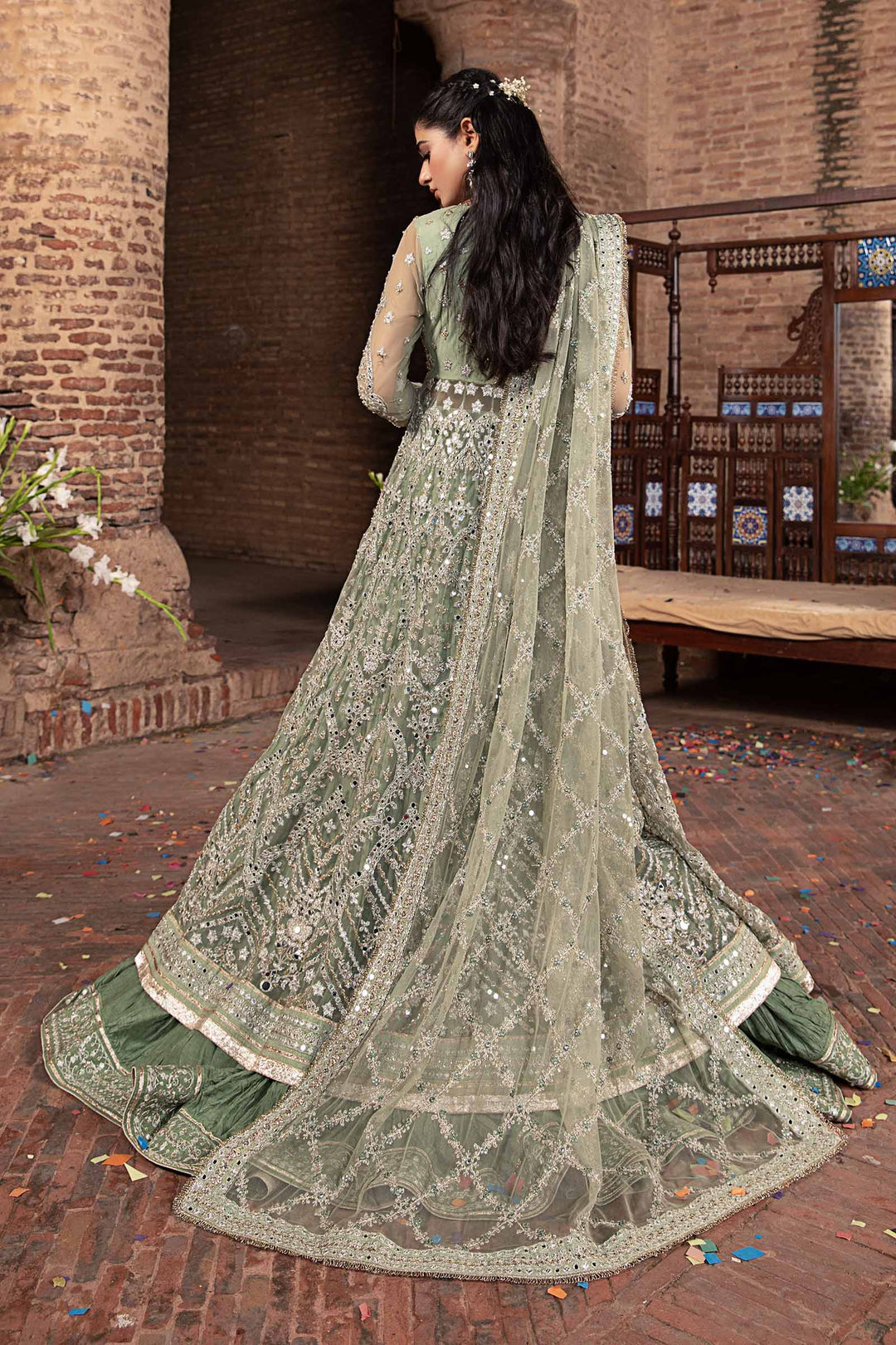 Maria B | Bridal Couture | Sarai by Maria B - Designer Dress - Type: Ladies Clothes - Available at Sana Yasir - 100% Original