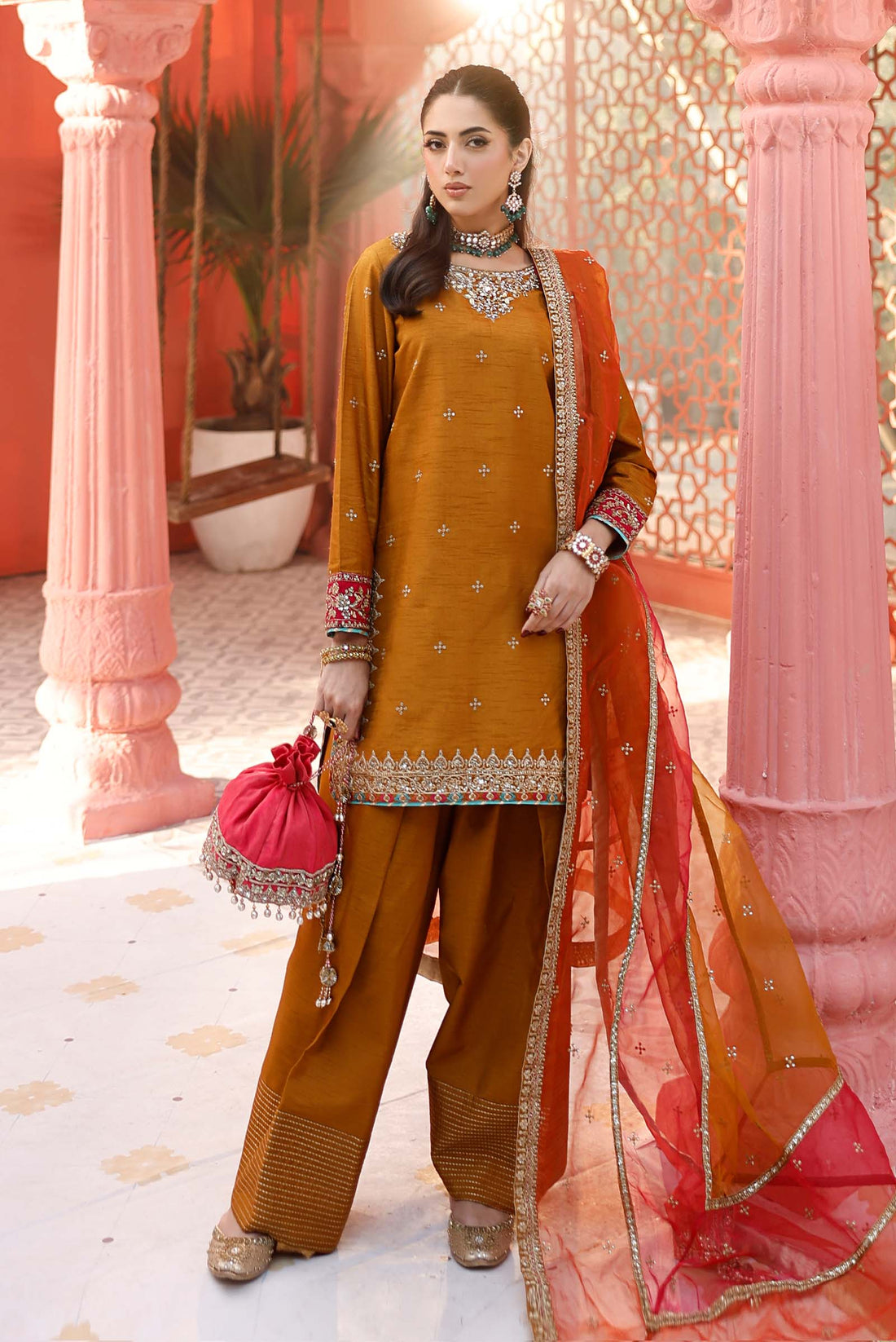 Maria B | Formal Wears | SF-EF25-61 by Maria B - Designer Dress - Type: Ladies Clothes - Available at Sana Yasir - 100% Original