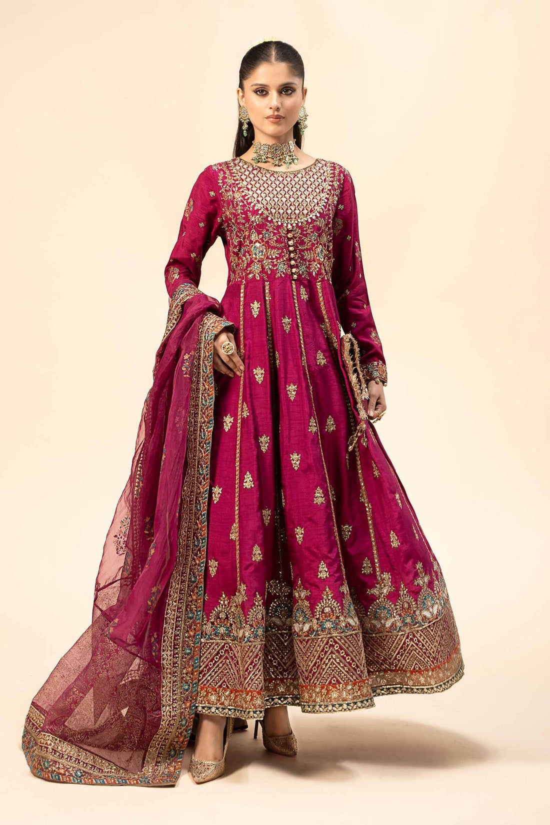Maria B | Formal Wears | SF-W24-66 by Maria B - Designer Dress - Type: Ladies Clothes - Available at Sana Yasir - 100% Original