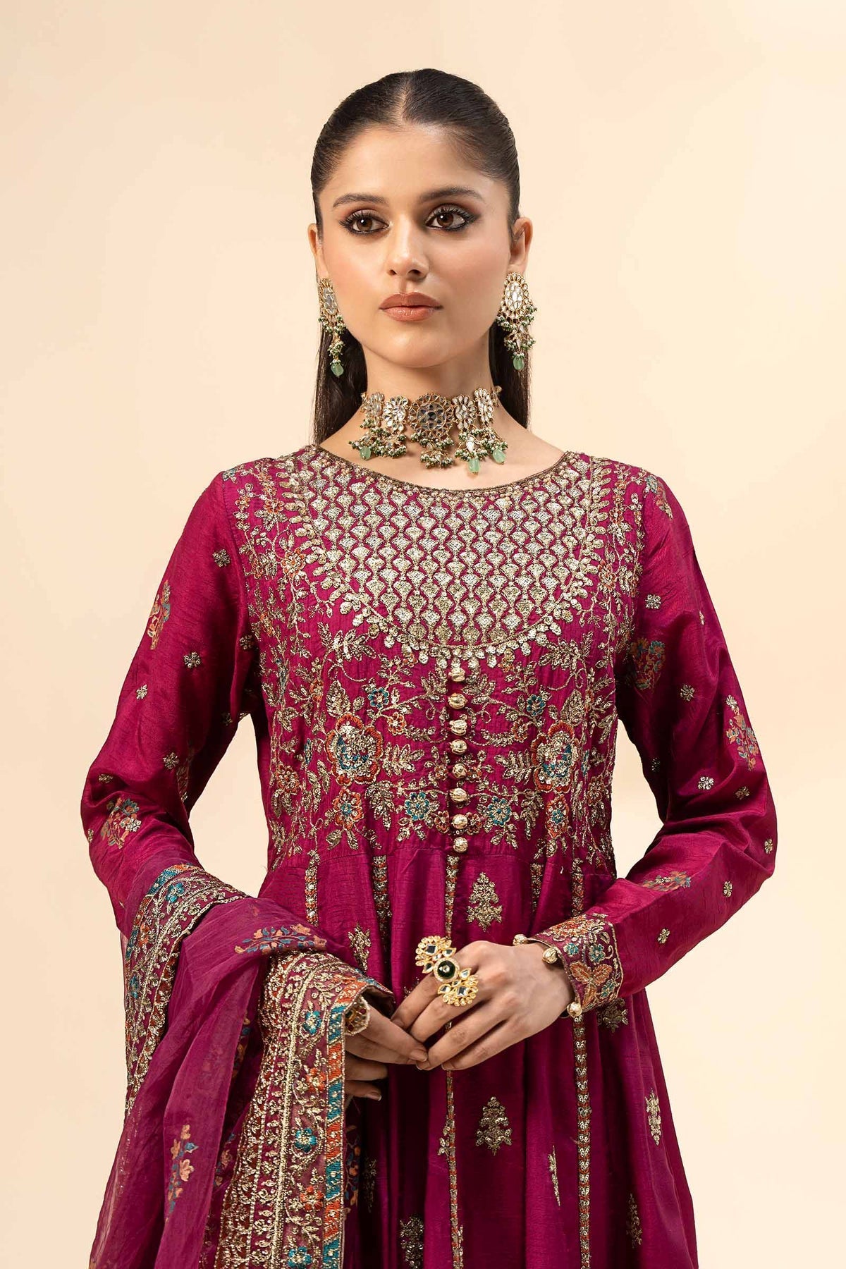 Maria B | Formal Wears | SF-W24-66 by Maria B - Designer Dress - Type: Ladies Clothes - Available at Sana Yasir - 100% Original