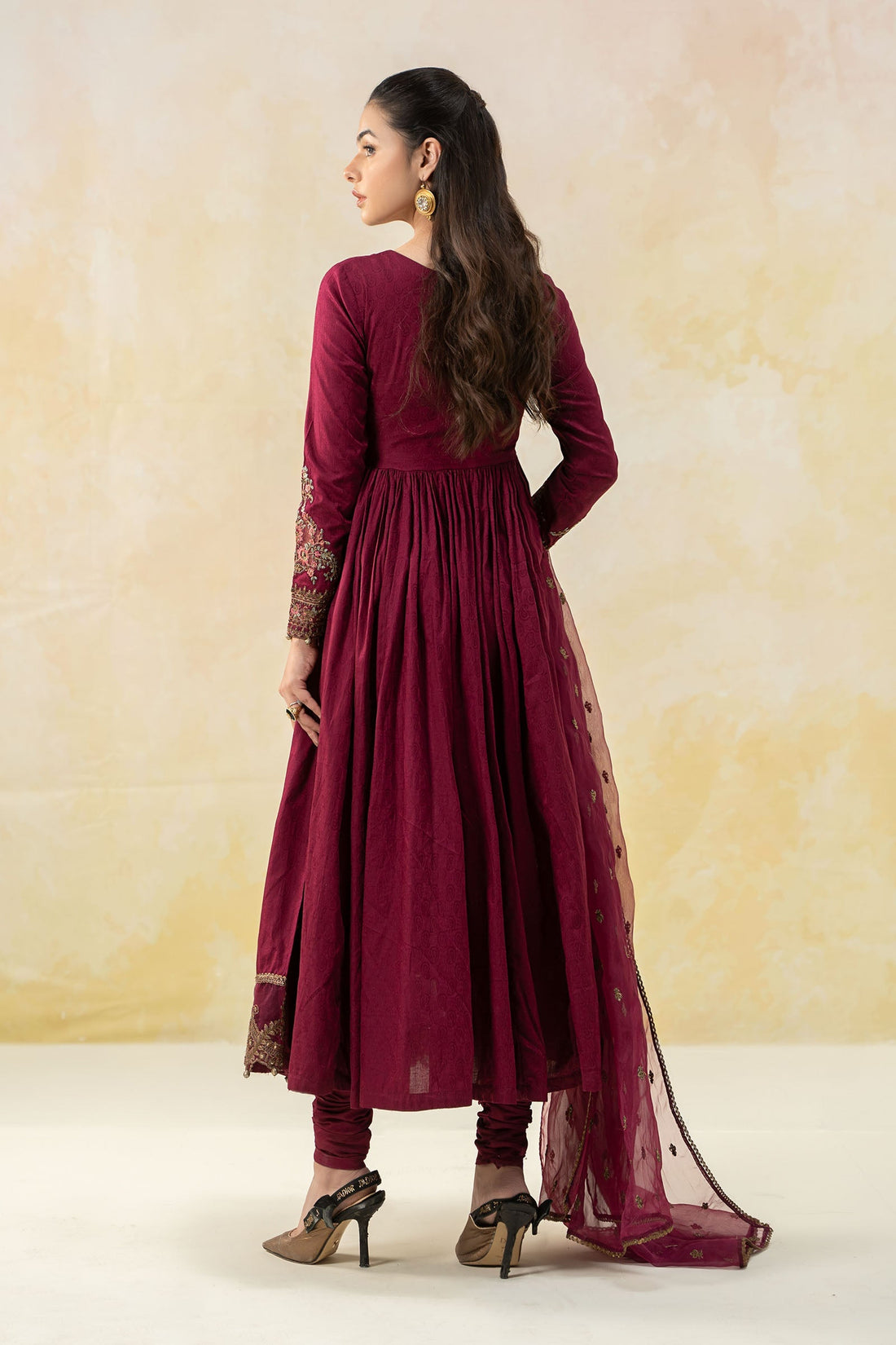 Maria B | Luxury Pret 25 | DW-EF25-43 by Maria B - Designer Dress - Type: Ladies Clothes - Available at Sana Yasir - 100% Original