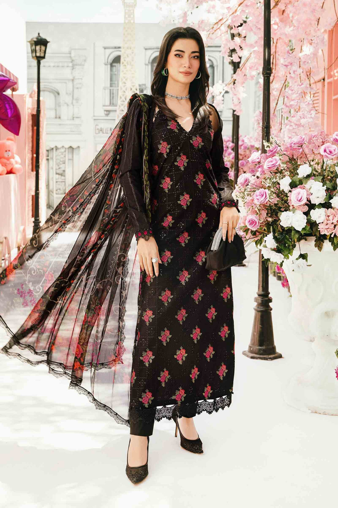 Maria B | M Prints Summer 25 | MPT-2601-B by Maria B - Designer Dress - Type: Ladies Clothes - Available at Sana Yasir - 100% Original