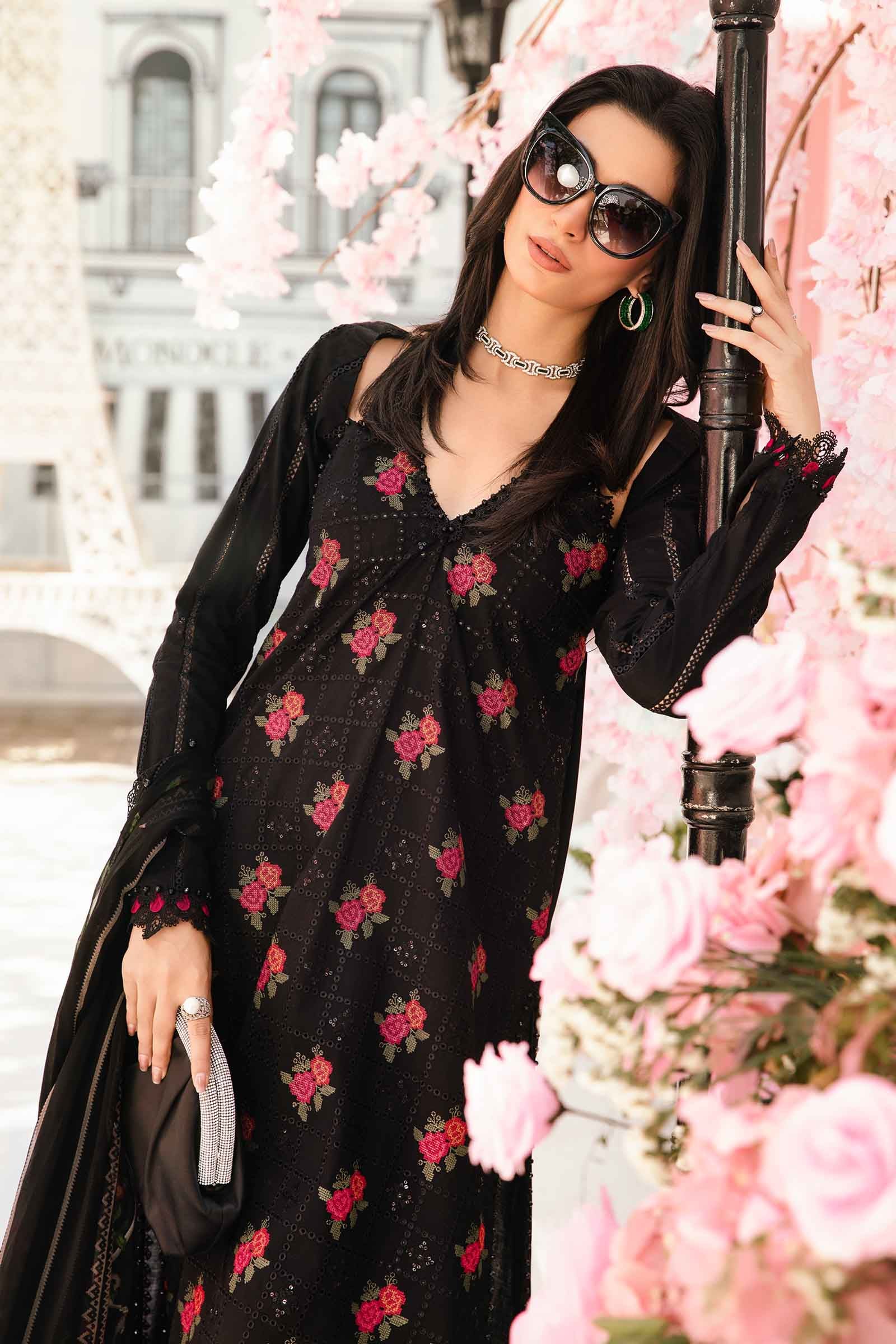 Maria B | M Prints Summer 25 | MPT-2601-B by Maria B - Designer Dress - Type: Ladies Clothes - Available at Sana Yasir - 100% Original