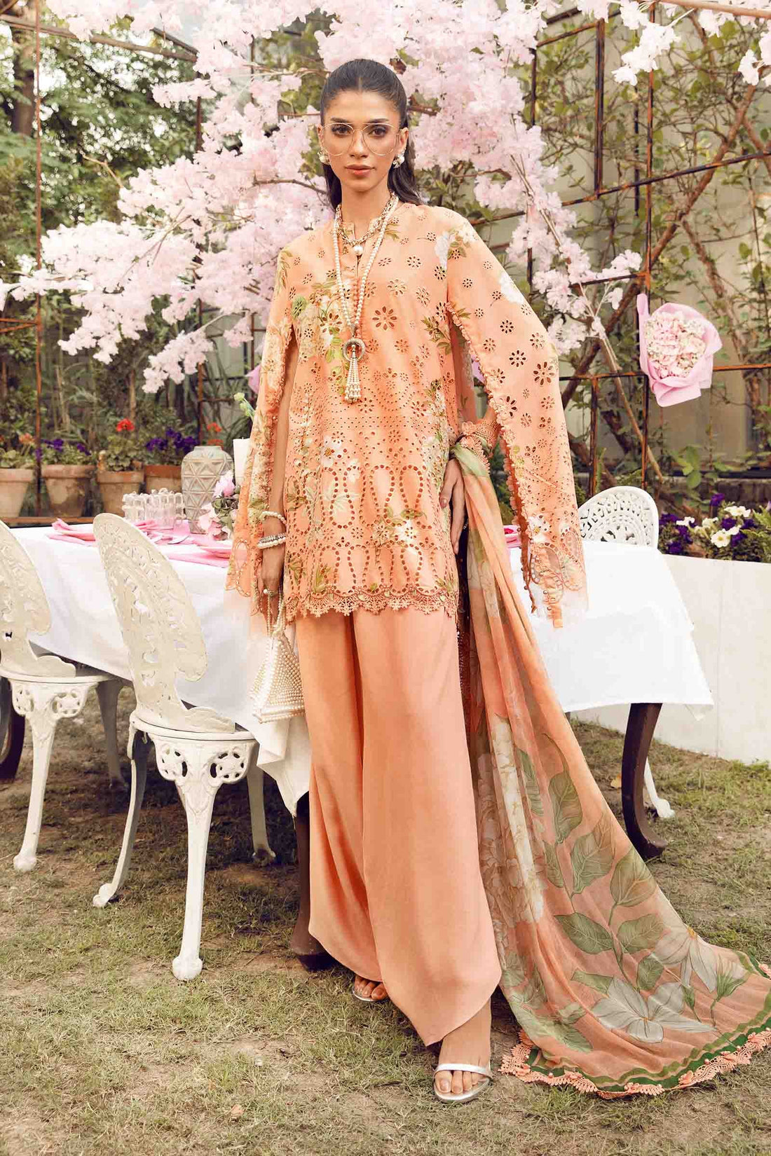 Maria B | M Prints Summer 25 | MPT-2602-A by Maria B - Designer Dress - Type: Ladies Clothes - Available at Sana Yasir - 100% Original