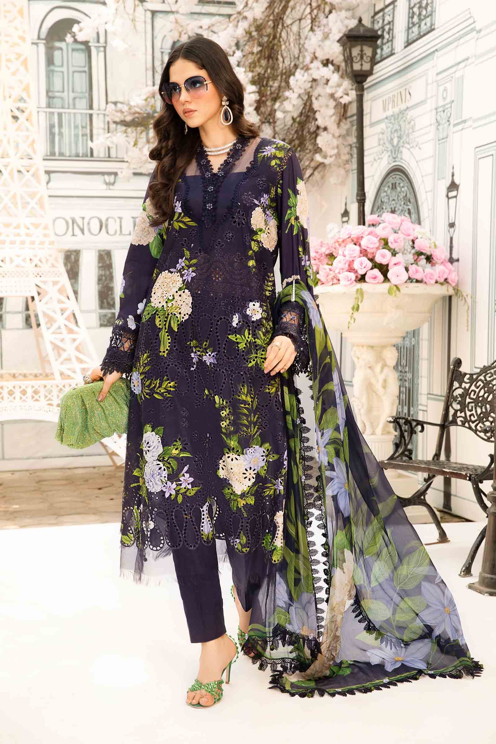 Maria B | M Prints Summer 25 | MPT-2602-B by Maria B - Designer Dress - Type: Ladies Clothes - Available at Sana Yasir - 100% Original