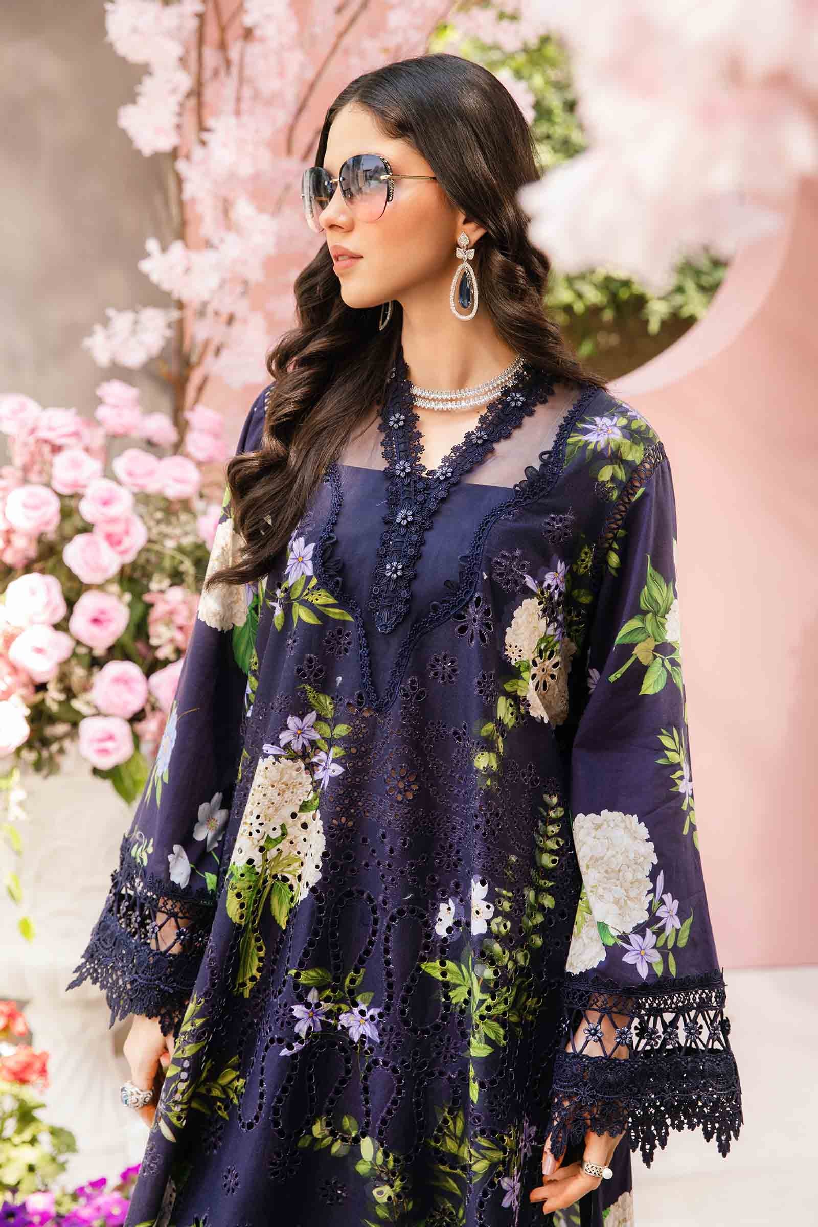 Maria B | M Prints Summer 25 | MPT-2602-B by Maria B - Designer Dress - Type: Ladies Clothes - Available at Sana Yasir - 100% Original