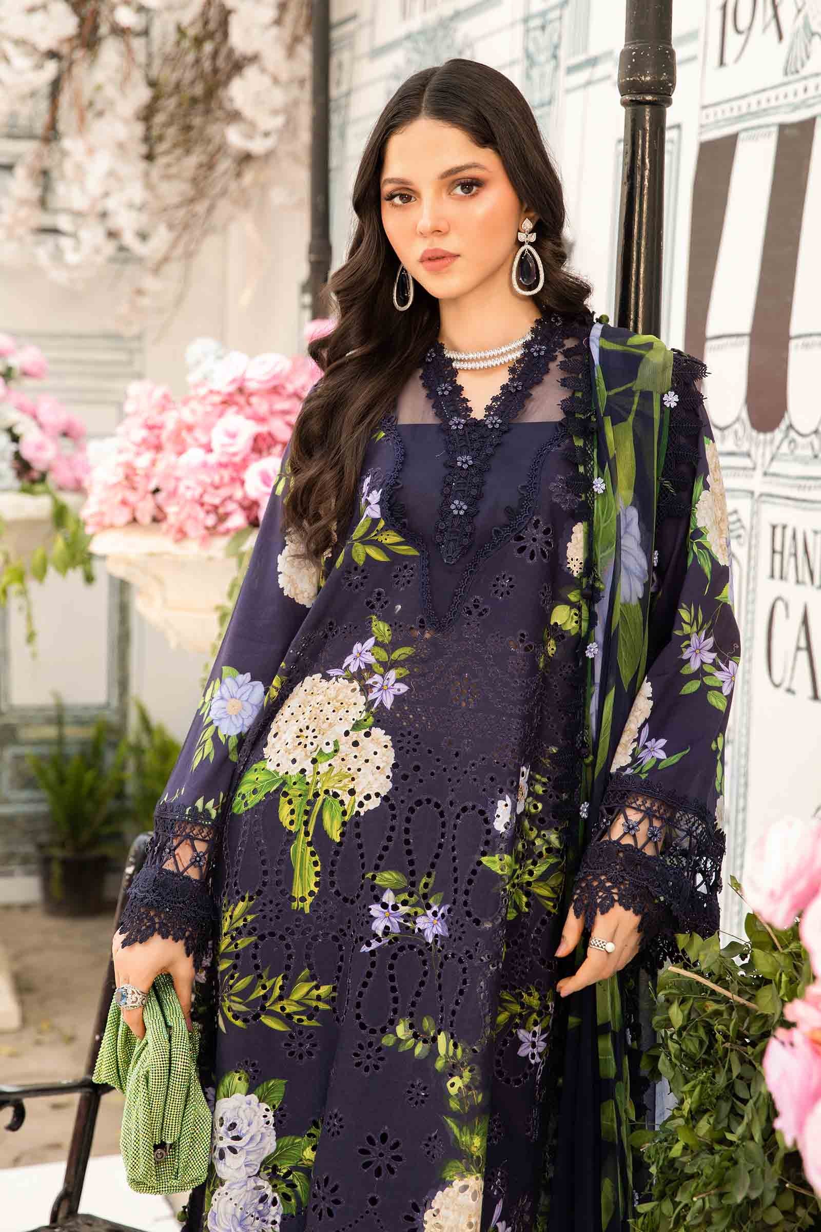 Maria B | M Prints Summer 25 | MPT-2602-B by Maria B - Designer Dress - Type: Ladies Clothes - Available at Sana Yasir - 100% Original