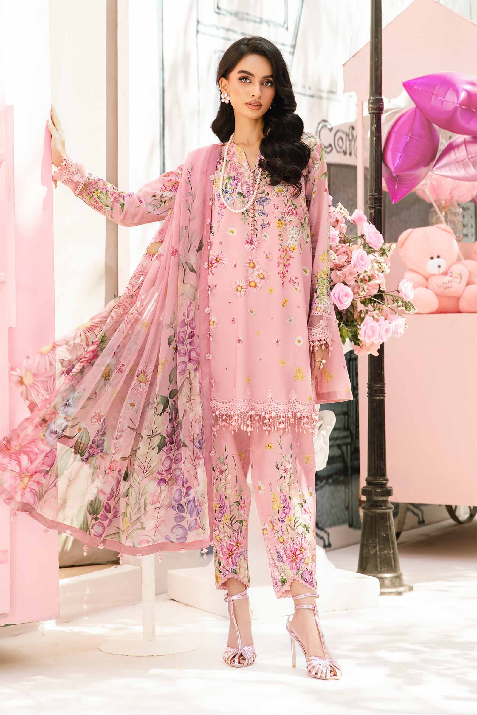 Maria B | M Prints Summer 25 | MPT-2603-B by Maria B - Designer Dress - Type: Ladies Clothes - Available at Sana Yasir - 100% Original