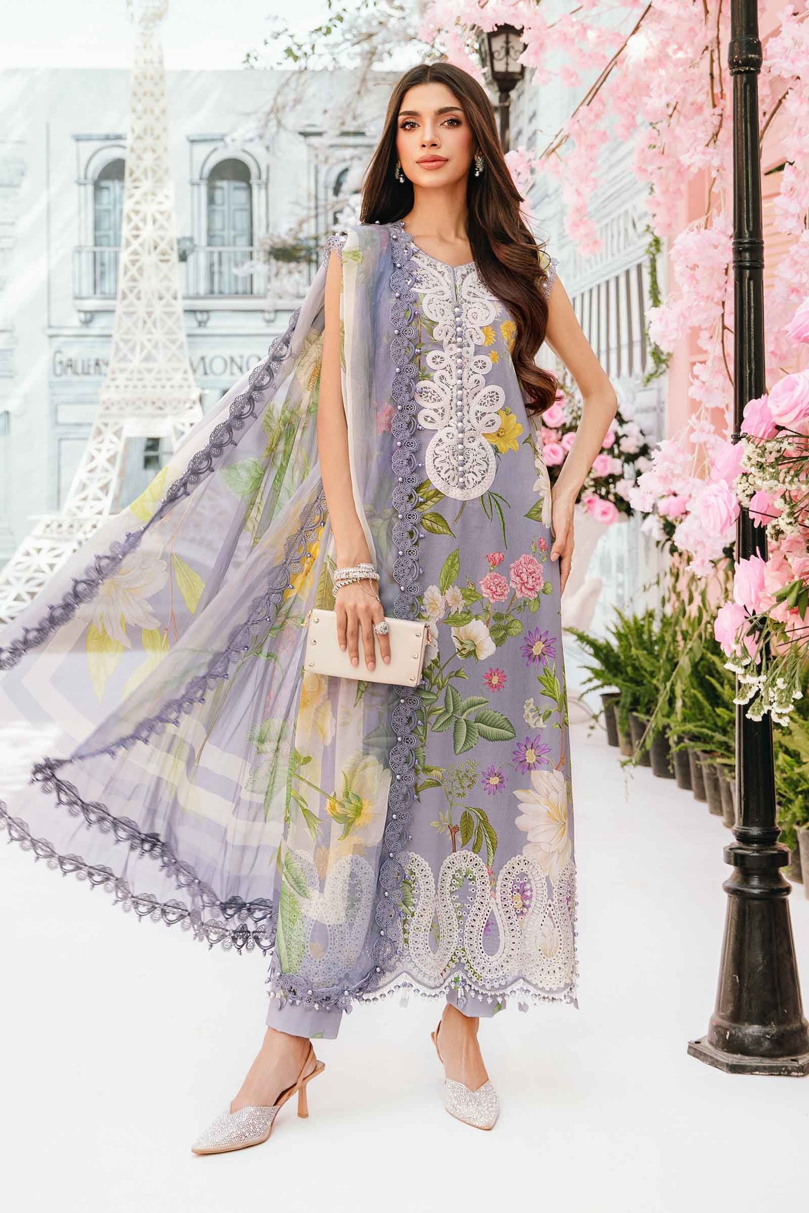 Maria B | M Prints Summer 25 | MPT-2604-A by Maria B - Designer Dress - Type: Ladies Clothes - Available at Sana Yasir - 100% Original