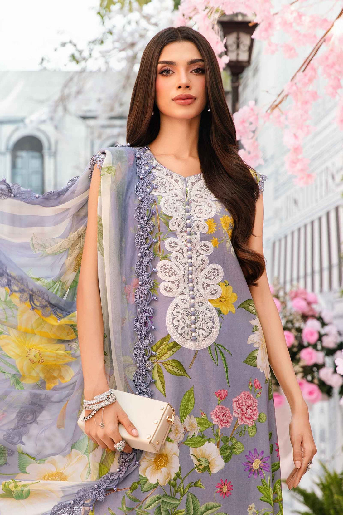Maria B | M Prints Summer 25 | MPT-2604-A by Maria B - Designer Dress - Type: Ladies Clothes - Available at Sana Yasir - 100% Original