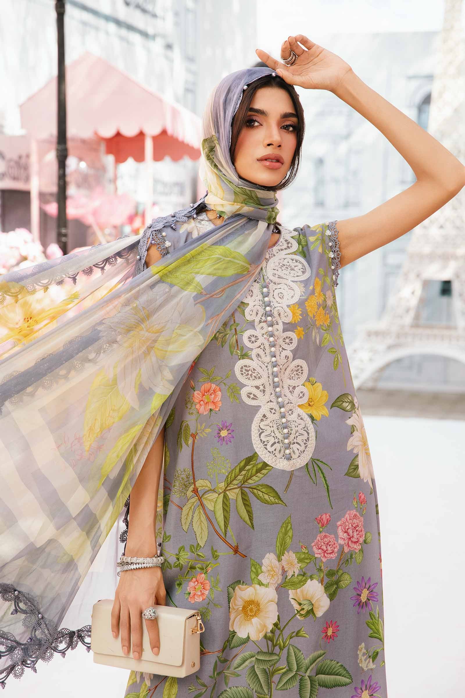 Maria B | M Prints Summer 25 | MPT-2604-A by Maria B - Designer Dress - Type: Ladies Clothes - Available at Sana Yasir - 100% Original