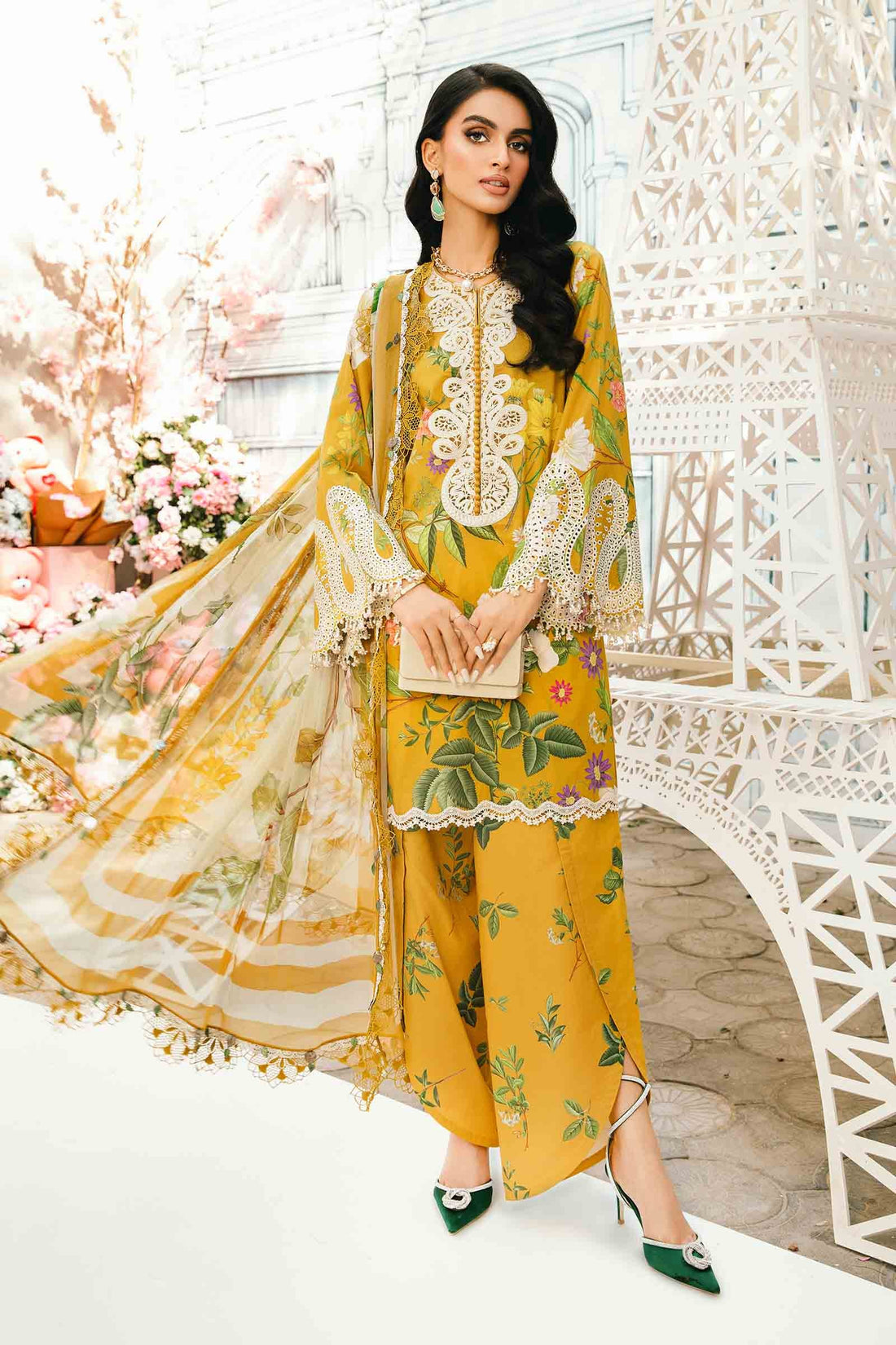 Maria B | M Prints Summer 25 | MPT-2604-B by Maria B - Designer Dress - Type: Ladies Clothes - Available at Sana Yasir - 100% Original