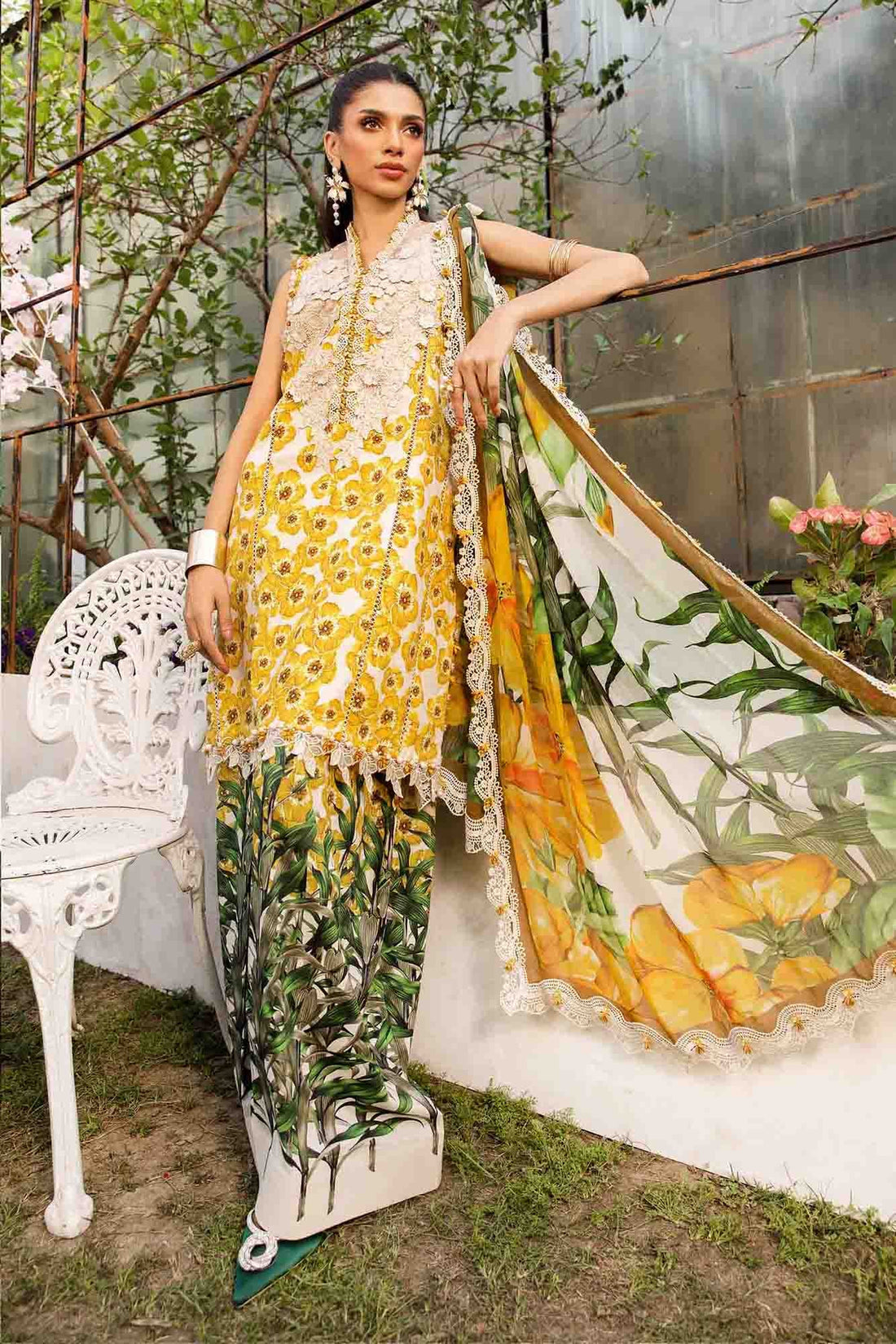 Maria B | M Prints Summer 25 | MPT-2606-A by Maria B - Designer Dress - Type: Ladies Clothes - Available at Sana Yasir - 100% Original