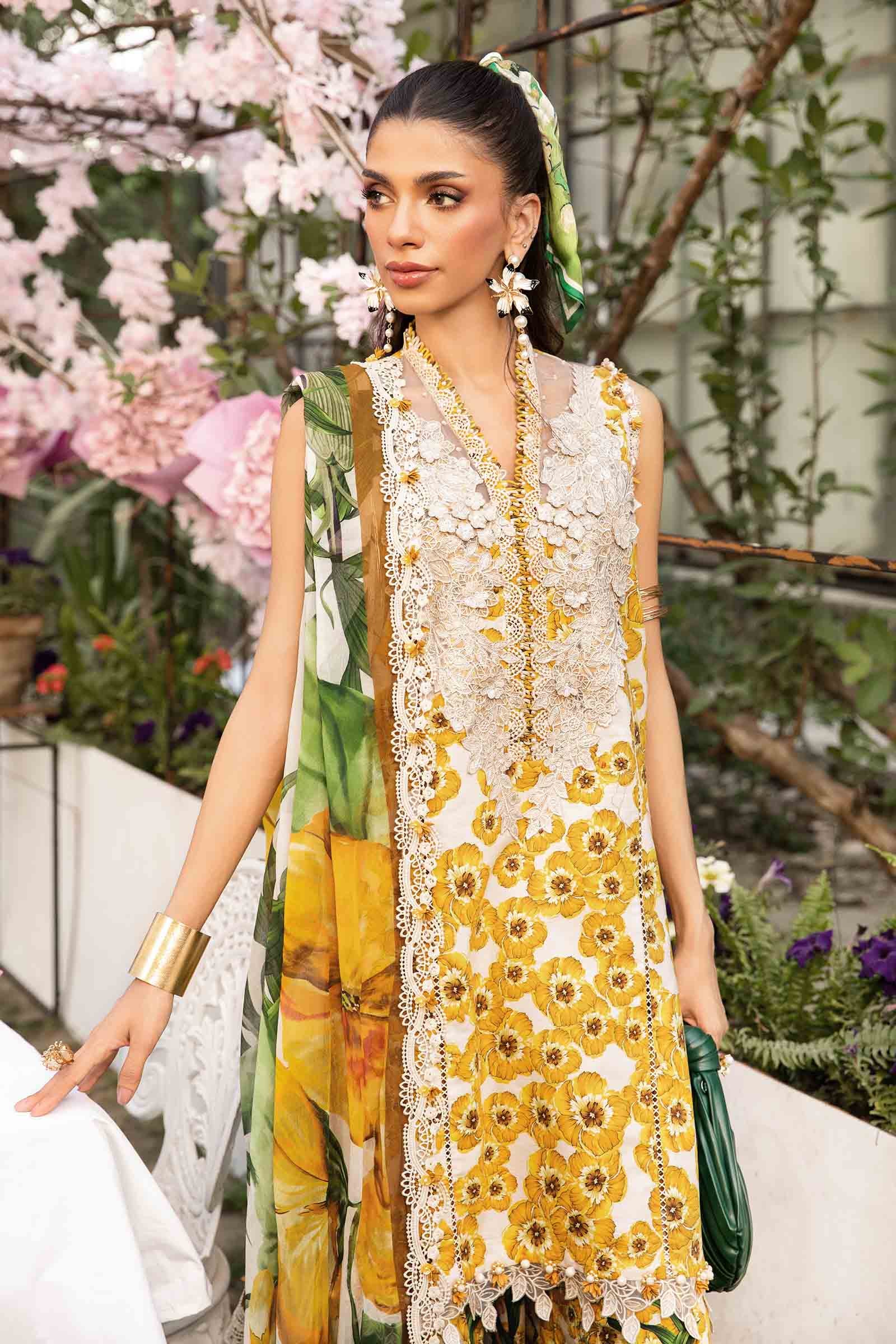 Maria B | M Prints Summer 25 | MPT-2606-A by Maria B - Designer Dress - Type: Ladies Clothes - Available at Sana Yasir - 100% Original