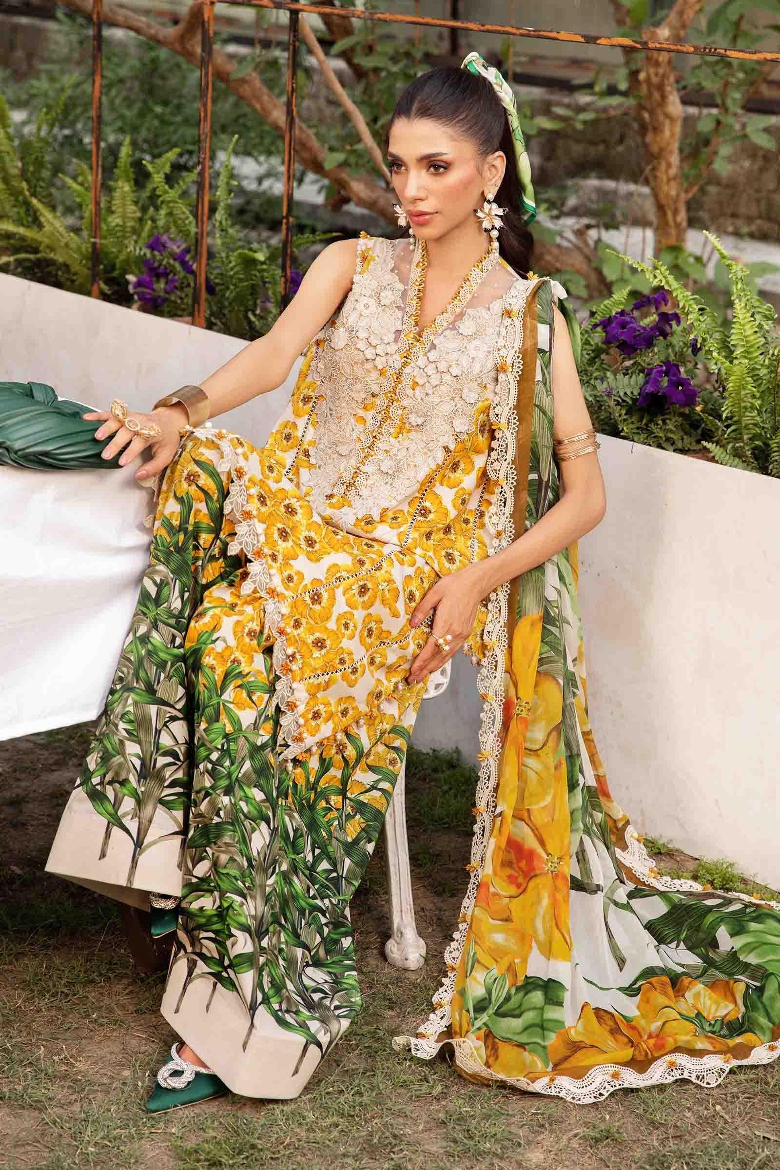 Maria B | M Prints Summer 25 | MPT-2606-A by Maria B - Designer Dress - Type: Ladies Clothes - Available at Sana Yasir - 100% Original