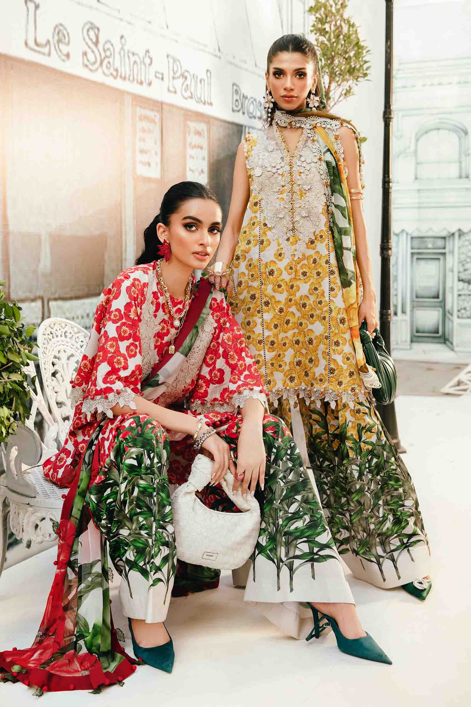 Maria B | M Prints Summer 25 | MPT-2606-A by Maria B - Designer Dress - Type: Ladies Clothes - Available at Sana Yasir - 100% Original