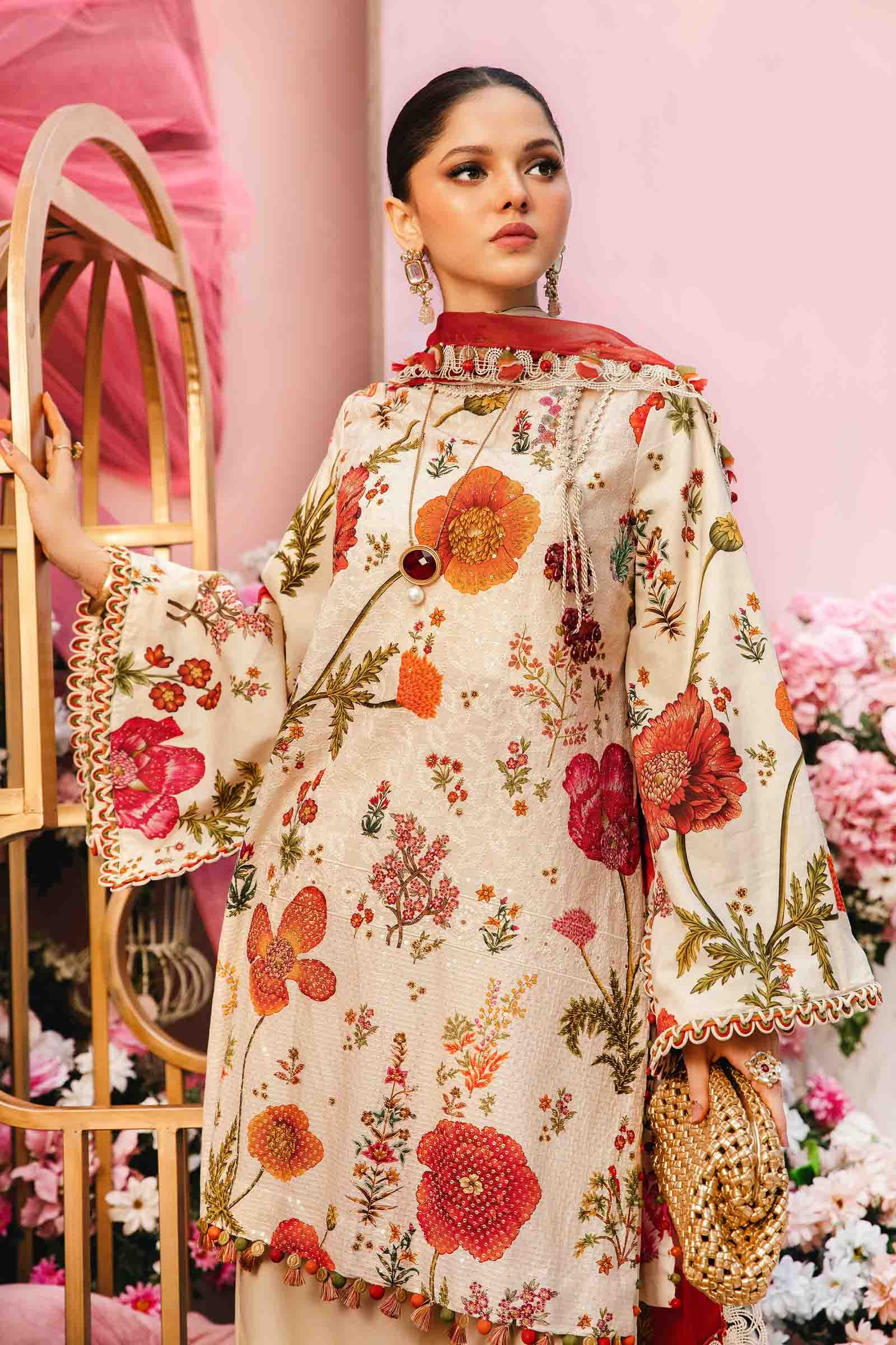 Maria B | M Prints Summer 25 | MPT-2607-A by Maria B - Designer Dress - Type: Ladies Clothes - Available at Sana Yasir - 100% Original
