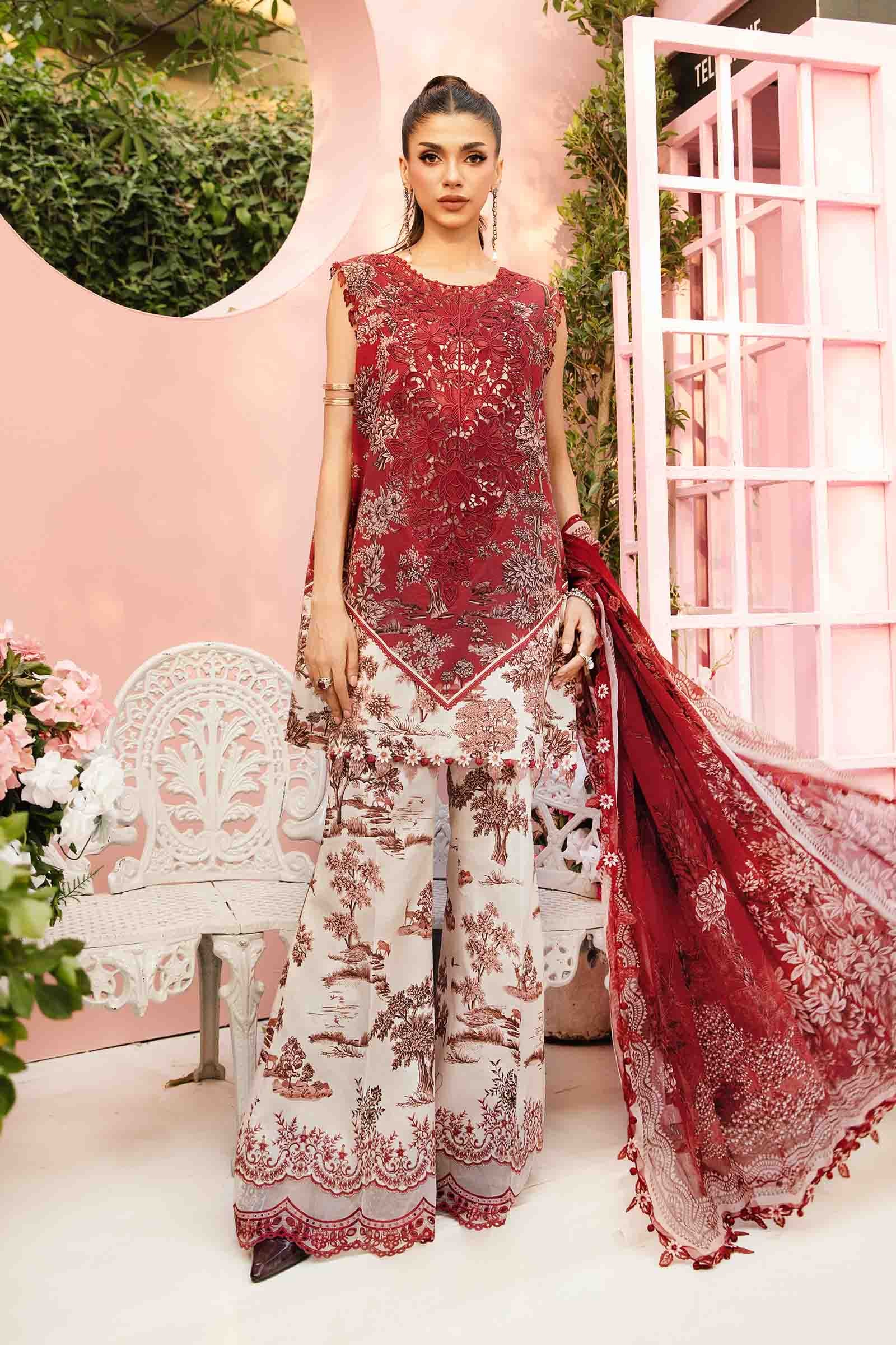 Maria B | M Prints Summer 25 | MPT-2608-A by Maria B - Designer Dress - Type: Ladies Clothes - Available at Sana Yasir - 100% Original