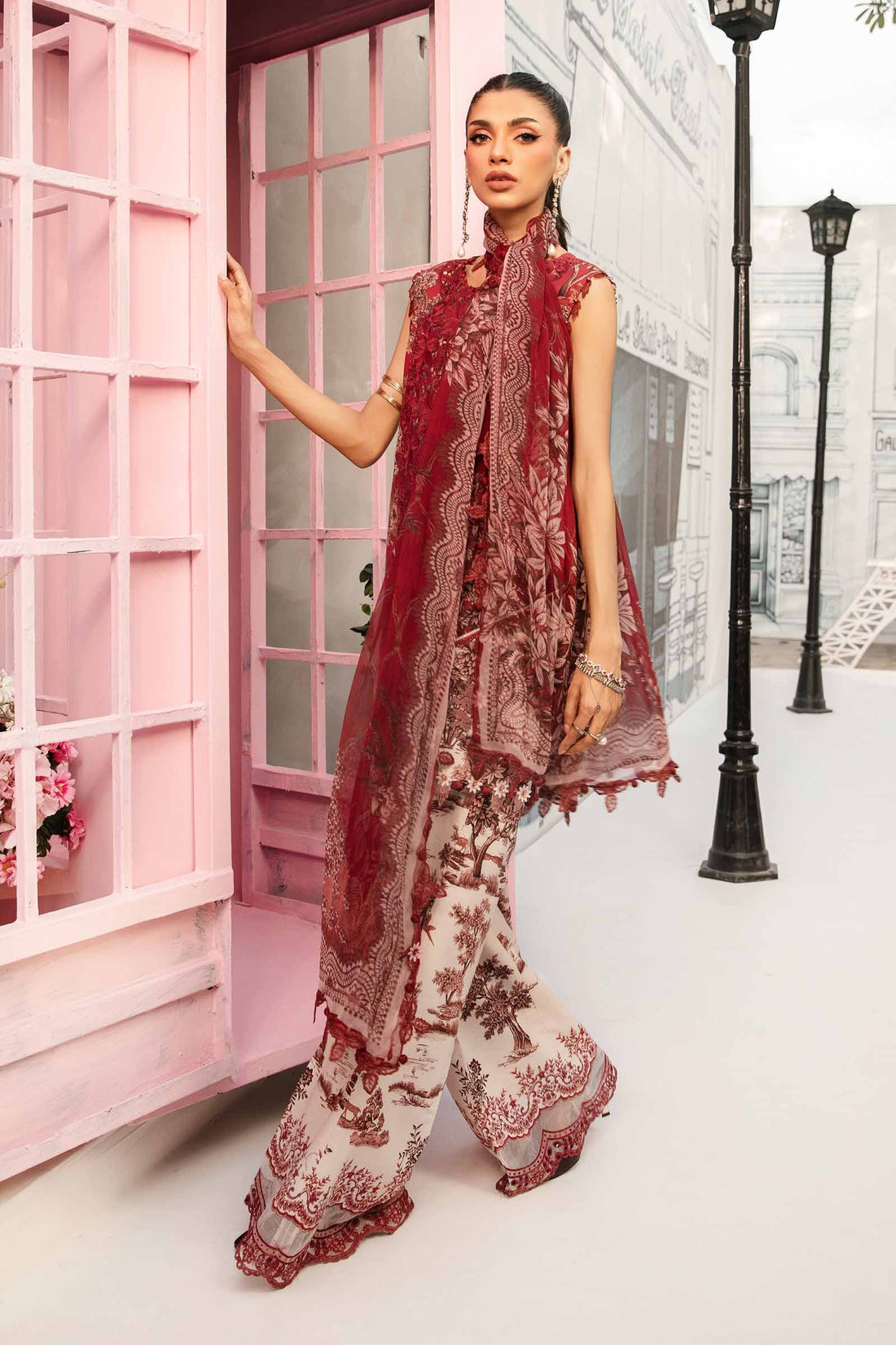 Maria B | M Prints Summer 25 | MPT-2608-A by Maria B - Designer Dress - Type: Ladies Clothes - Available at Sana Yasir - 100% Original