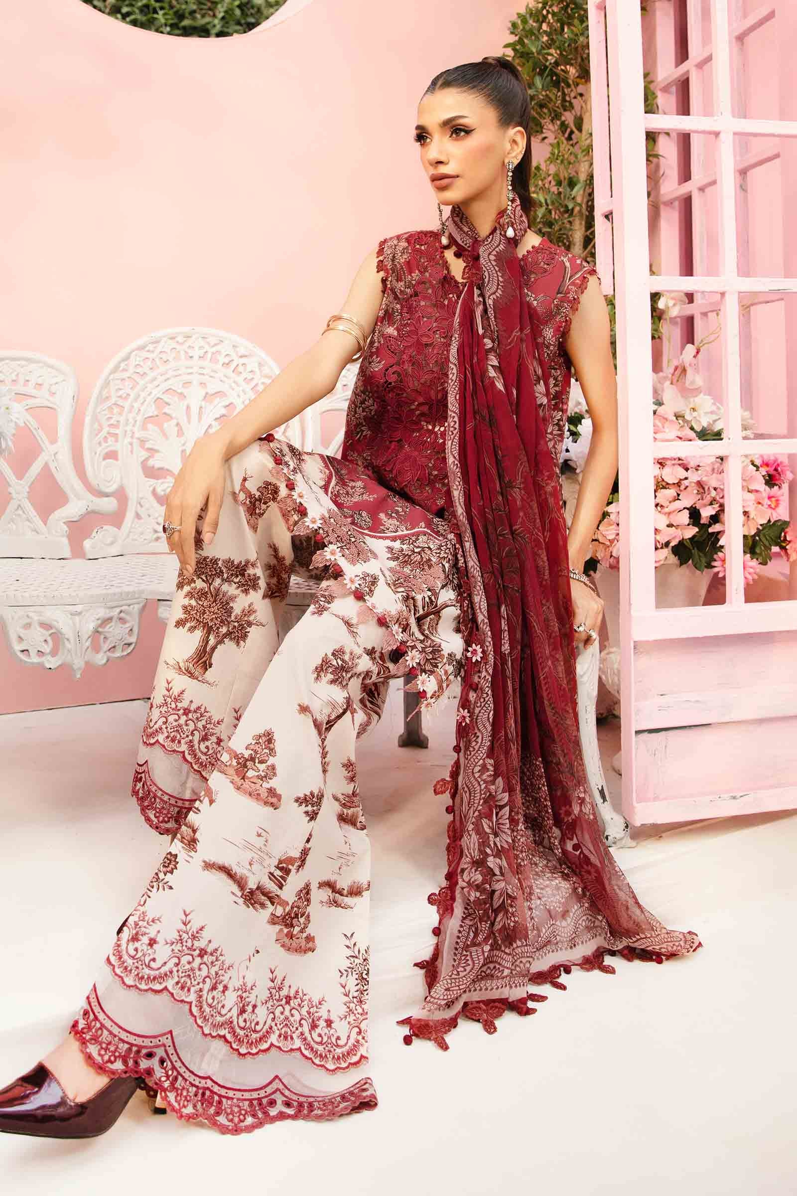 Maria B | M Prints Summer 25 | MPT-2608-A by Maria B - Designer Dress - Type: Ladies Clothes - Available at Sana Yasir - 100% Original