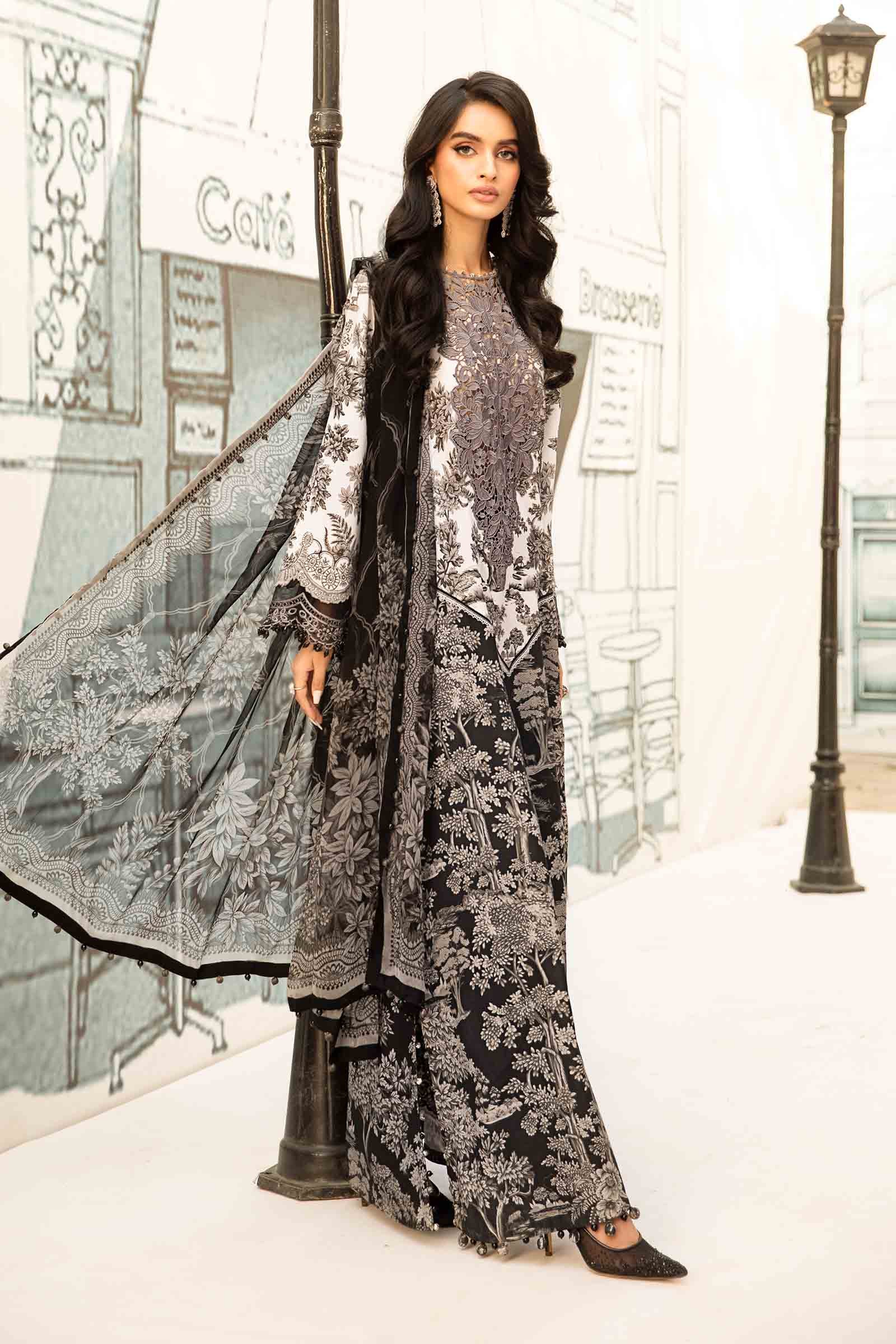 Maria B | M Prints Summer 25 | MPT-2608-B by Maria B - Designer Dress - Type: Ladies Clothes - Available at Sana Yasir - 100% Original