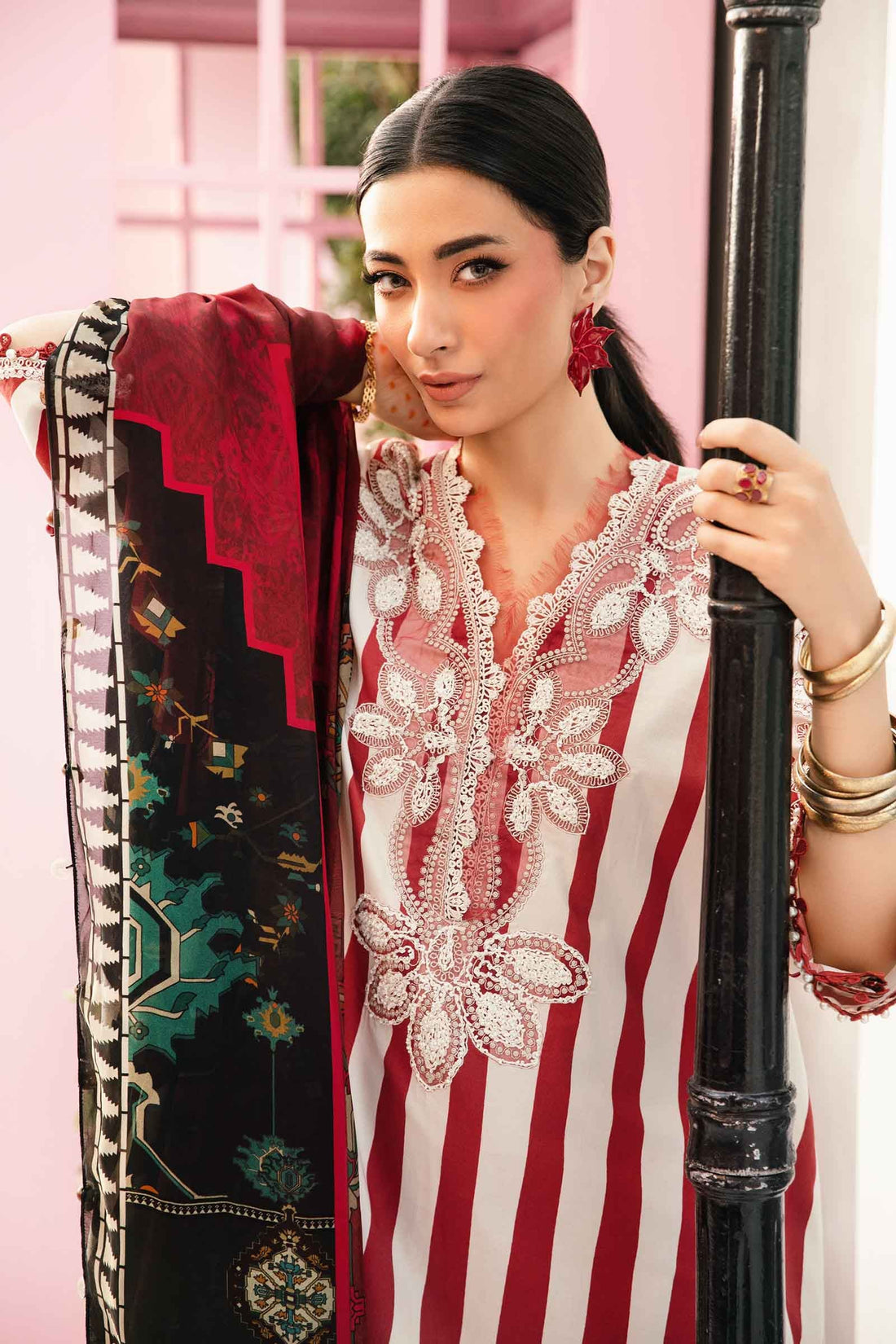 Maria B | M Prints Summer 25 | MPT-2609-A by Maria B - Designer Dress - Type: Ladies Clothes - Available at Sana Yasir - 100% Original