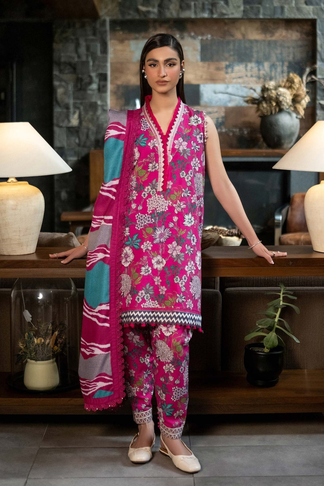 Maria B | Winter Basics 2024 | 504-A by Maria B - Designer Dress - Type: Ladies Clothes - Available at Sana Yasir - 100% Original