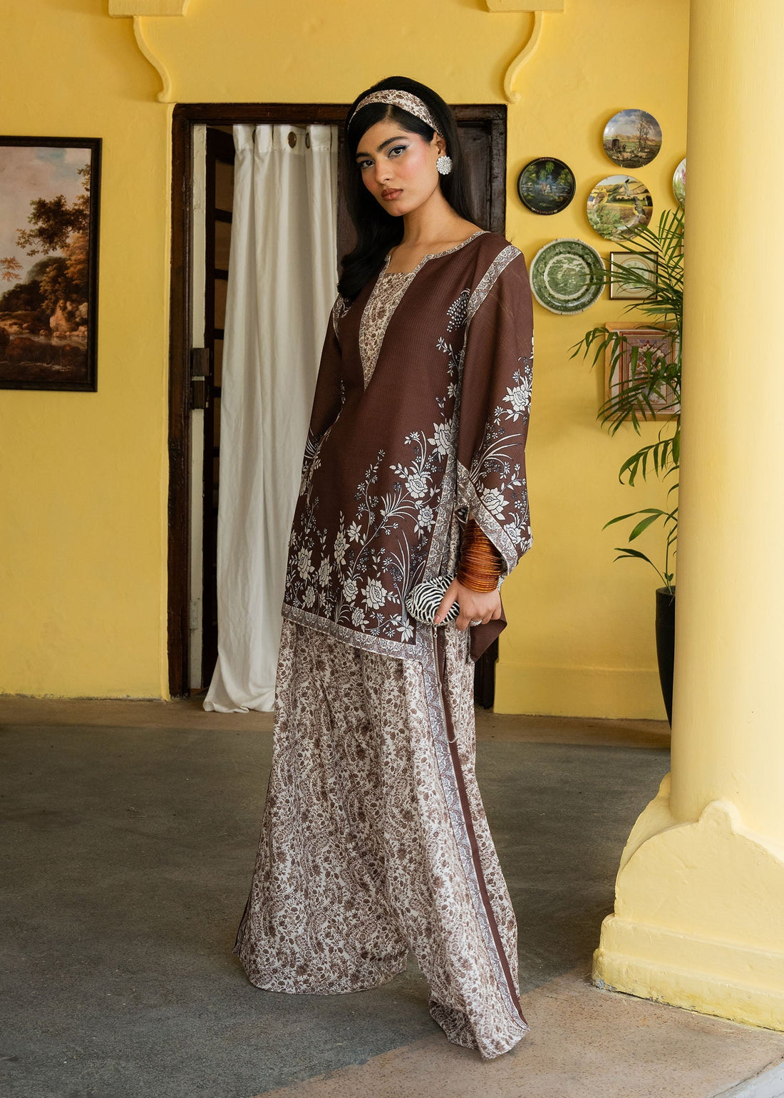 Maria Osama Khan | Retro Lawn 25 | Laleen by Maria Osama Khan - Designer Dress - Type: Ladies Clothes - Available at Sana Yasir - 100% Original