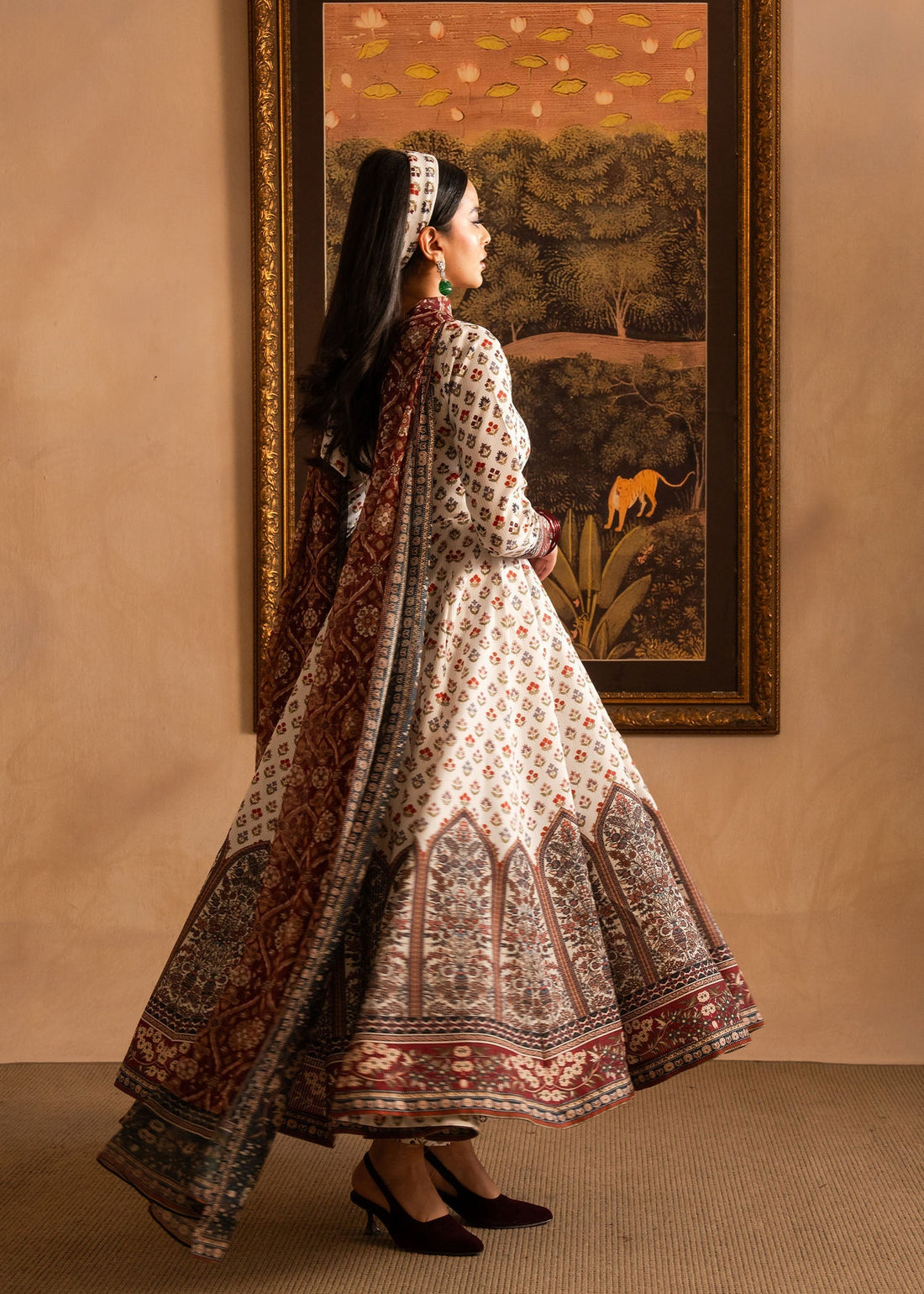 Maria Osama Khan | Retro Lawn 25 | Nair by Maria Osama Khan - Designer Dress - Type: Ladies Clothes - Available at Sana Yasir - 100% Original