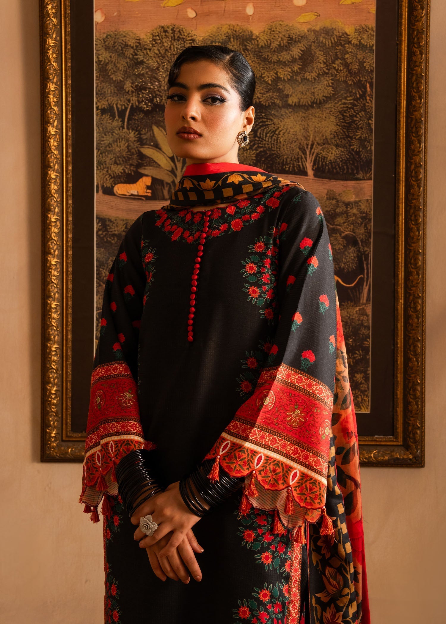 Maria Osama Khan | Retro Lawn 25 | Raila by Maria Osama Khan - Designer Dress - Type: Ladies Clothes - Available at Sana Yasir - 100% Original