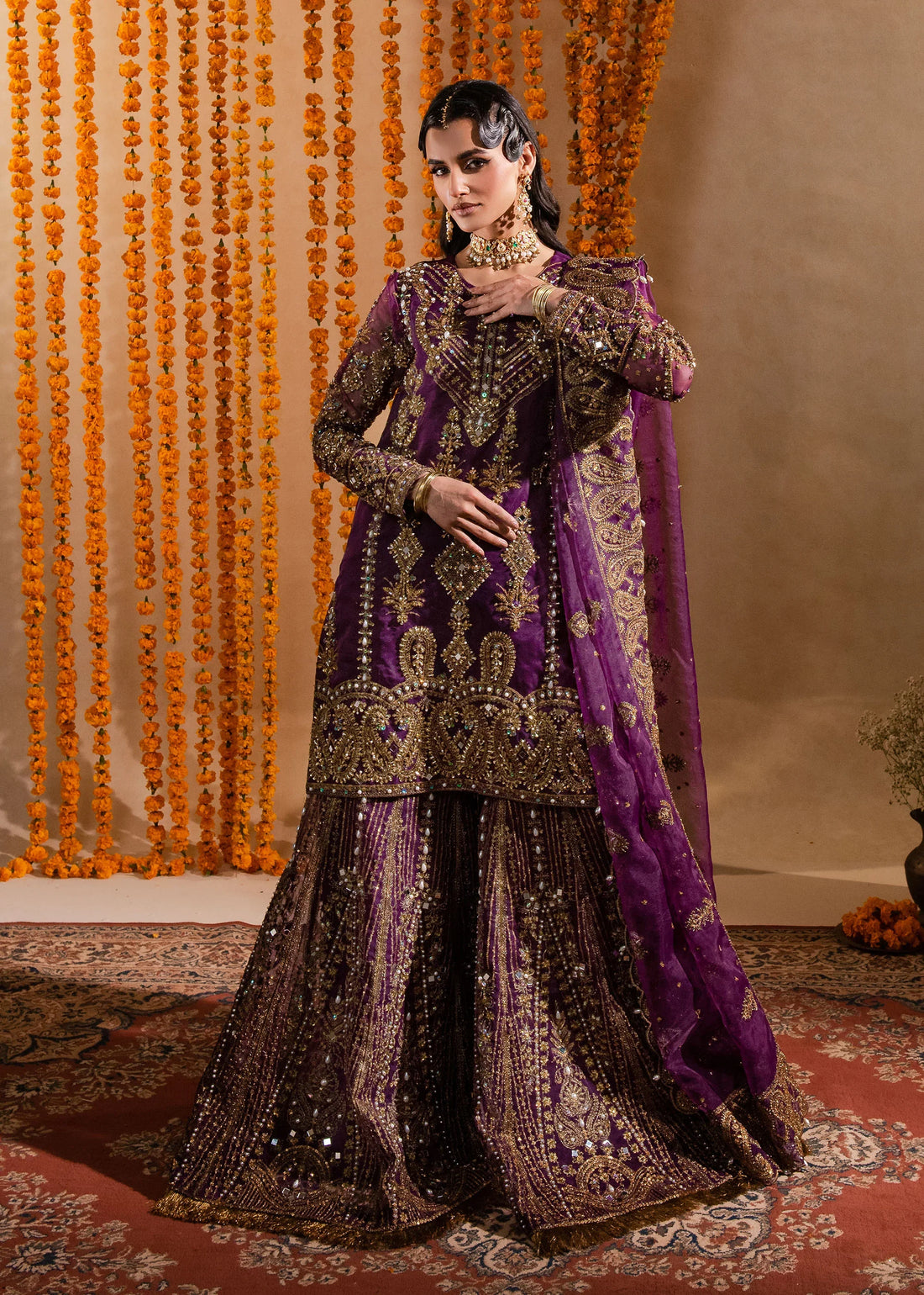 Maria Osama Khan | Sajni Wedding Festive | Yashfa by Maria Osama Khan - Designer Dress - Type: Bridal - Available at Sana Yasir - 100% Original