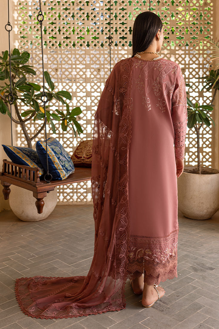 Marjjan | Aangan Embroidered Viscose | PEV-21 A (PINK) by Marjjan - Designer Dress - Type: Ladies Clothes - Available at Sana Yasir - 100% Original