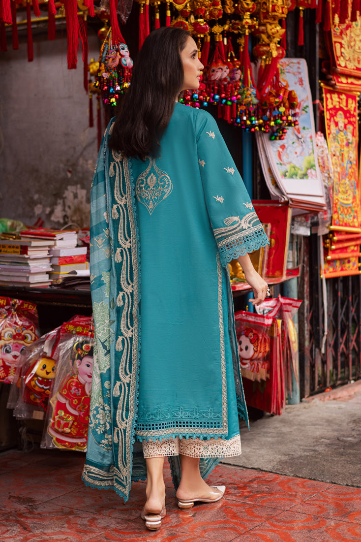 Marjjan | Carnation Lawn | MBL-15 B (LIGHT ZINC) by Marjjan - Designer Dress - Type: Ladies Clothes - Available at Sana Yasir - 100% Original