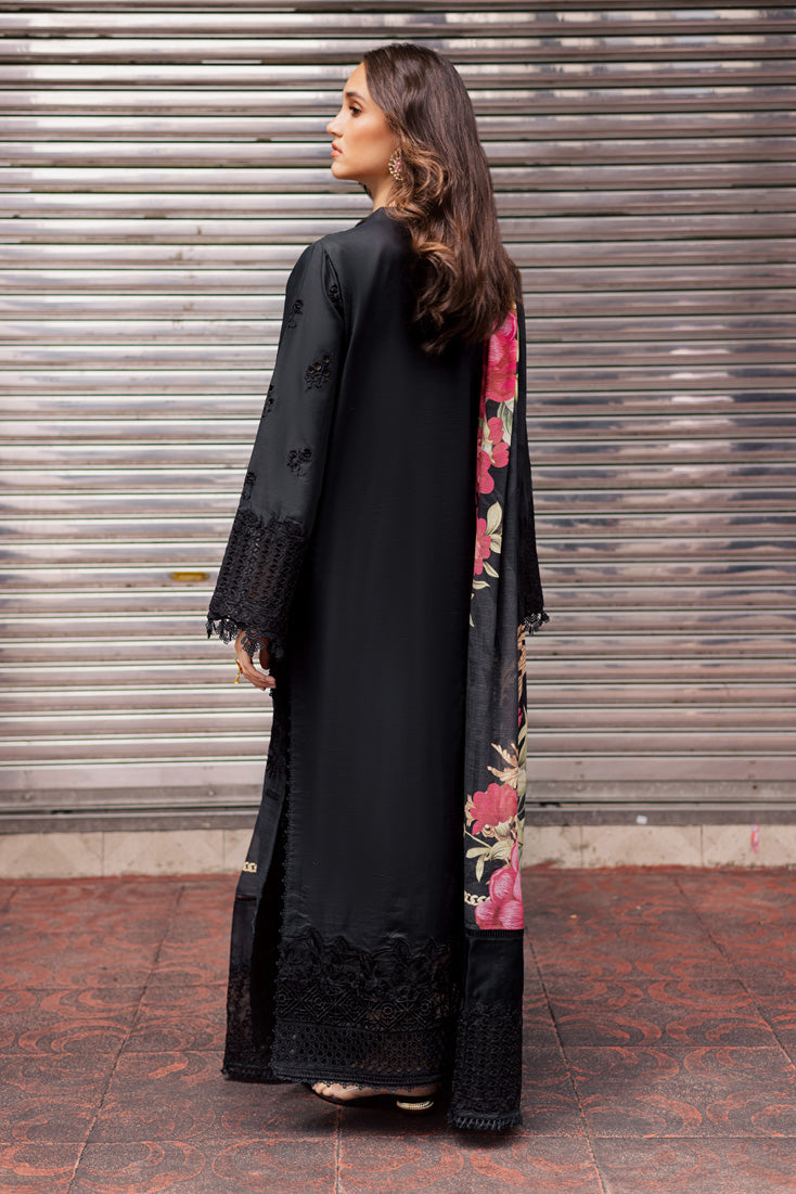 Marjjan | Carnation Lawn | MBL-16 B (BLACK) by Marjjan - Designer Dress - Type: Ladies Clothes - Available at Sana Yasir - 100% Original